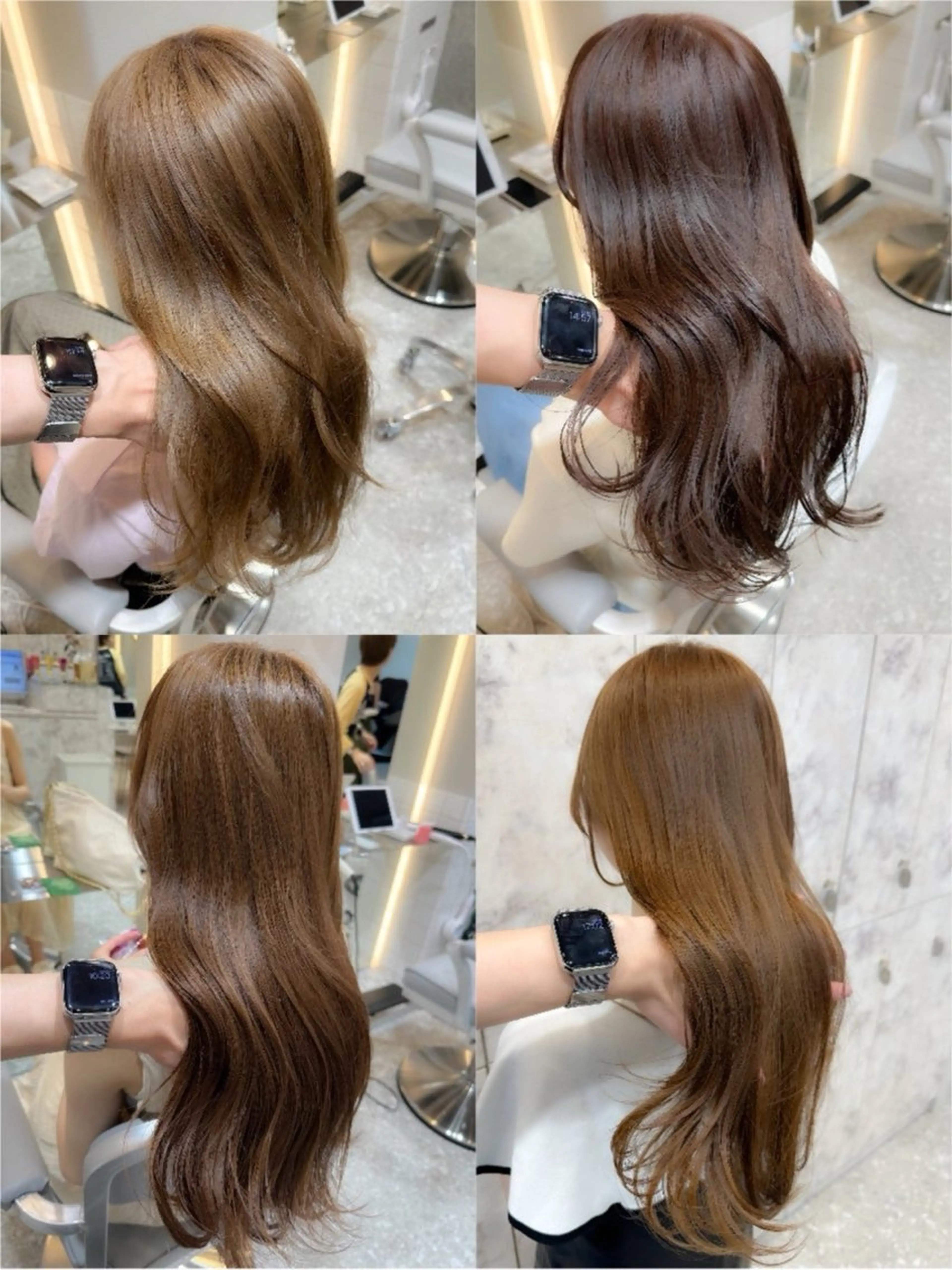 ロング カラー 新宿/韓国ヘア kurea🎀のヘアスタイル