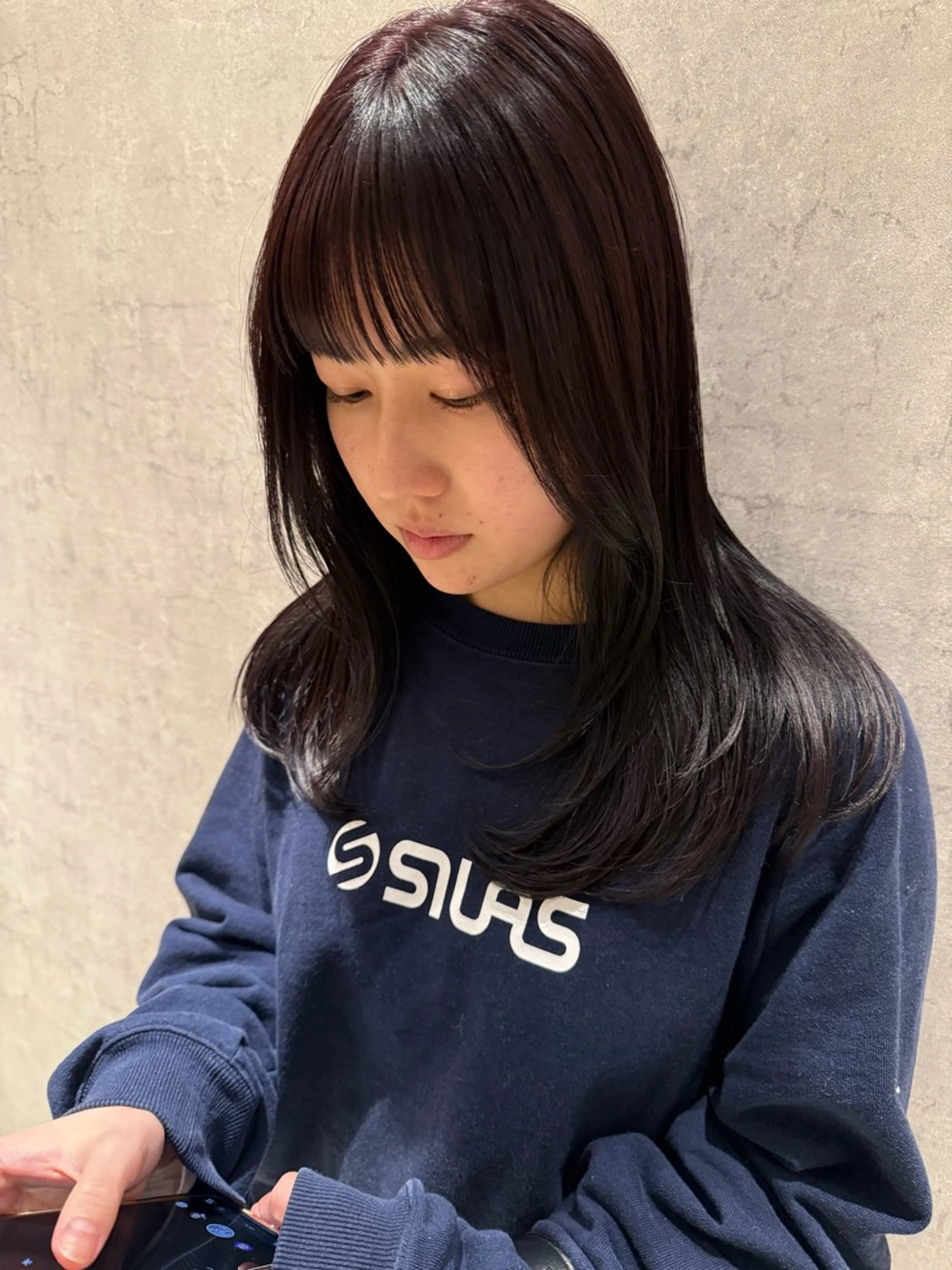 レイヤーカットの写真