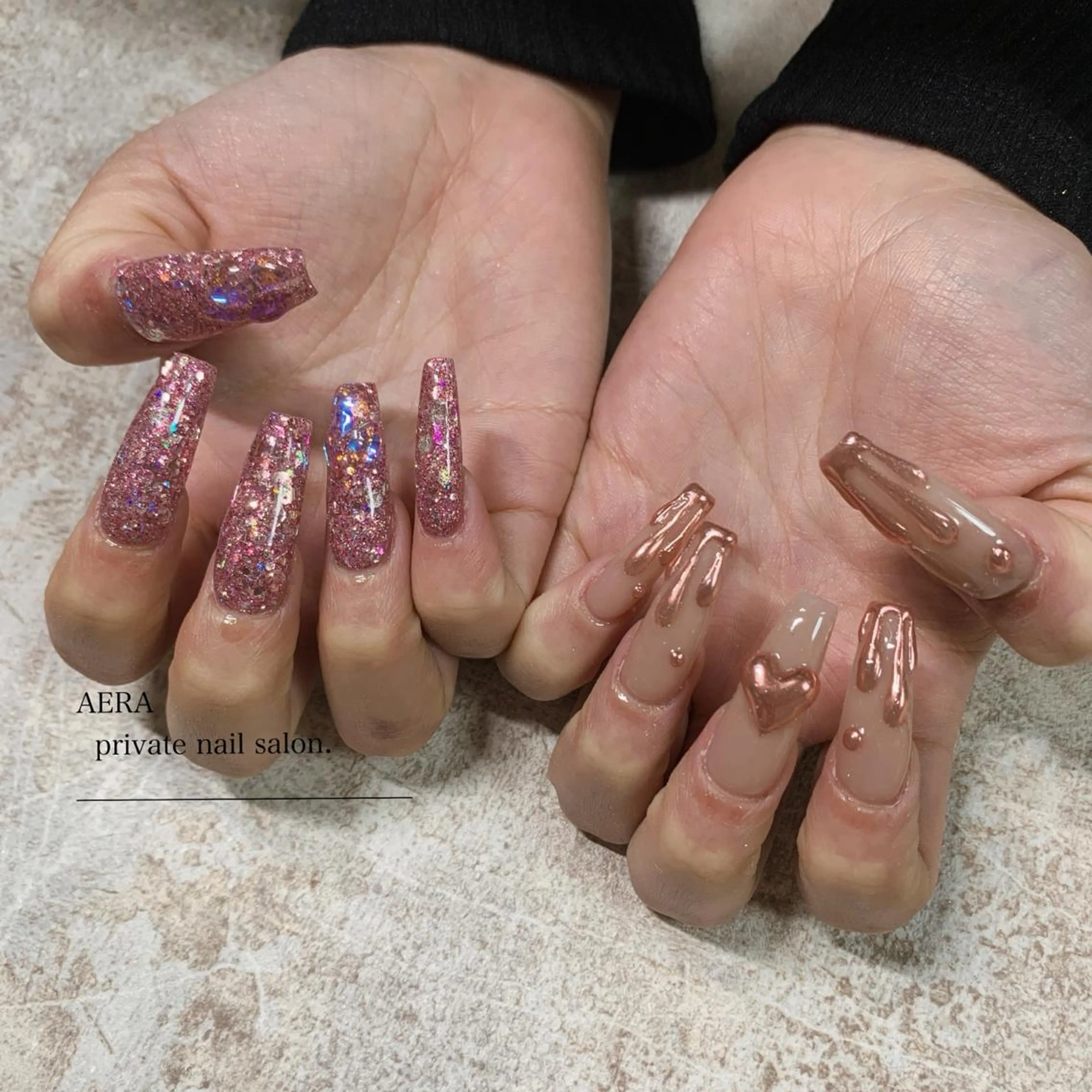 ネイル AERA nail shino🐱⸝꙳のネイルデザイン