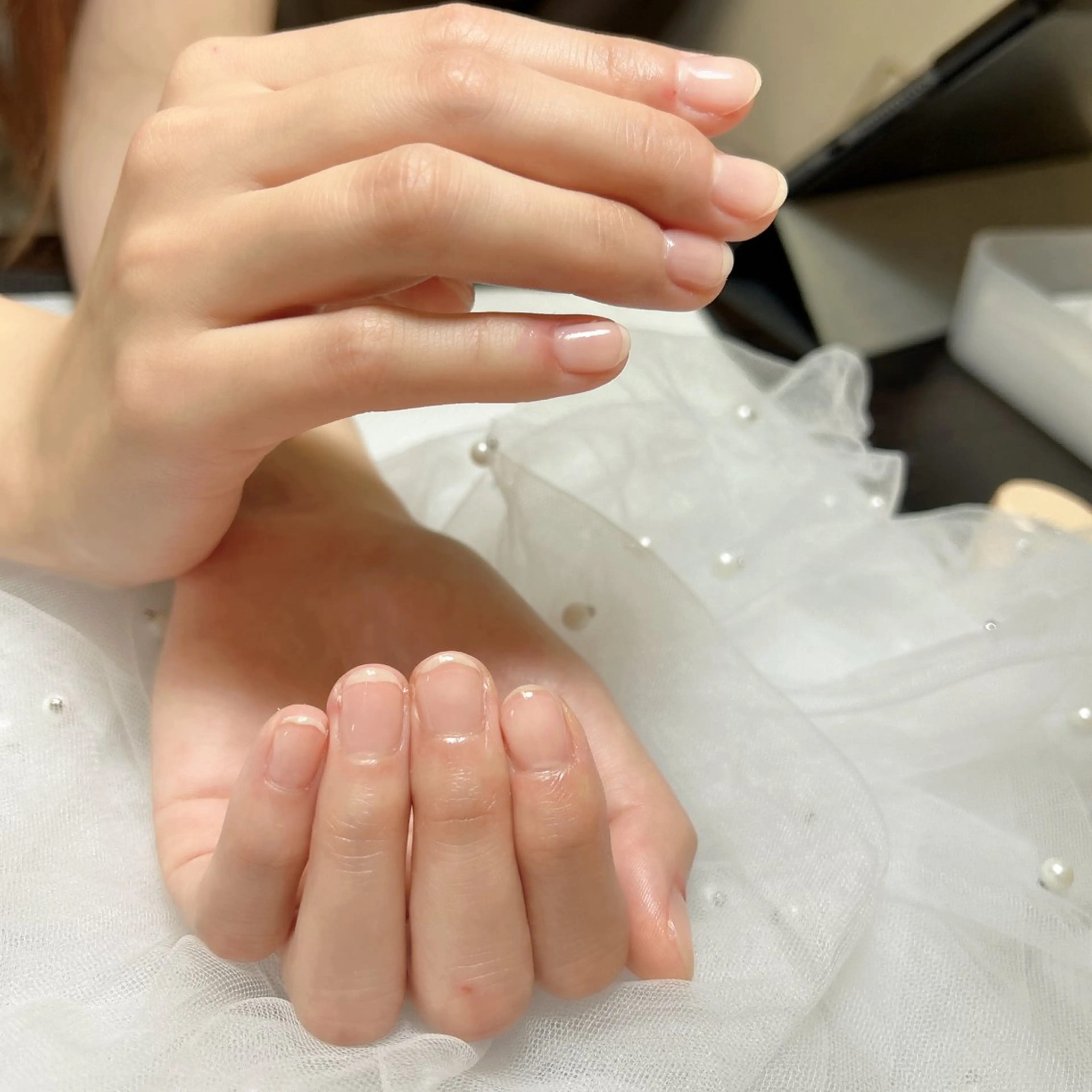 ネイル クリアネイル ジェルネイル EmaNail Risaのネイルデザイン