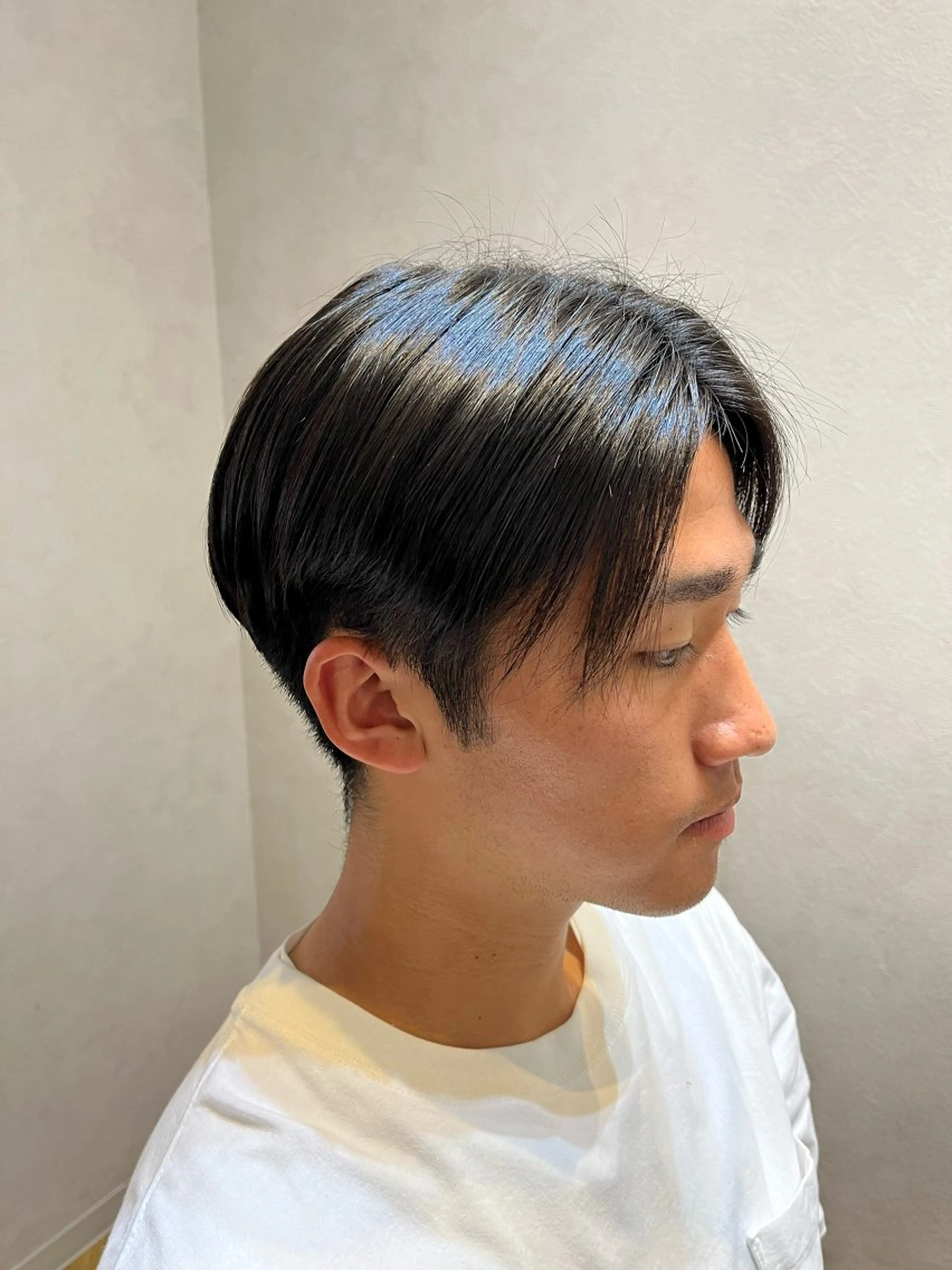 ショート メンズ 縮毛矯正 縮毛矯正 newi大分/ 磯部栞里／艶感カラーのヘアスタイル