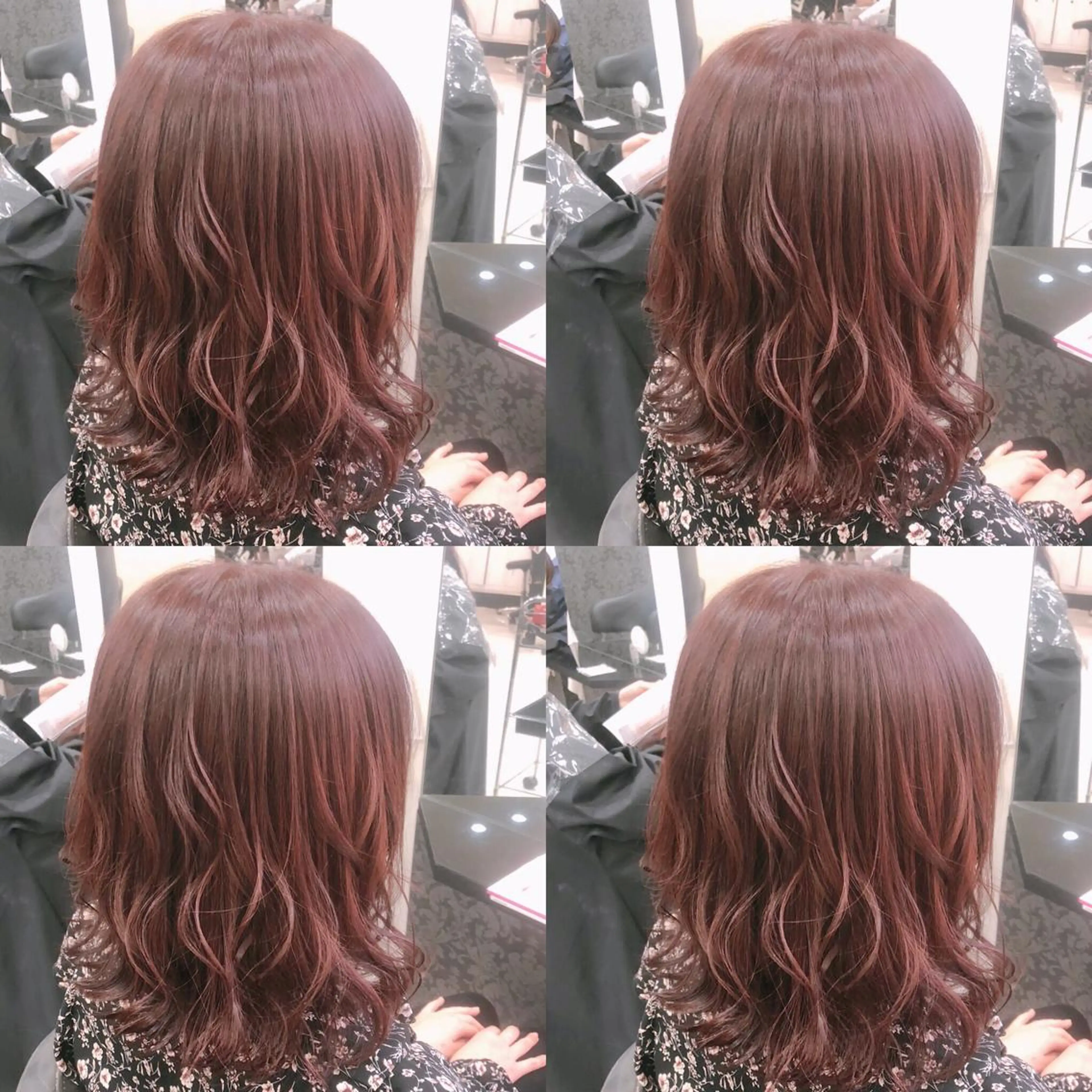 ミディアム ピンクブラウン 🌷MAYU 🌷のヘアスタイル