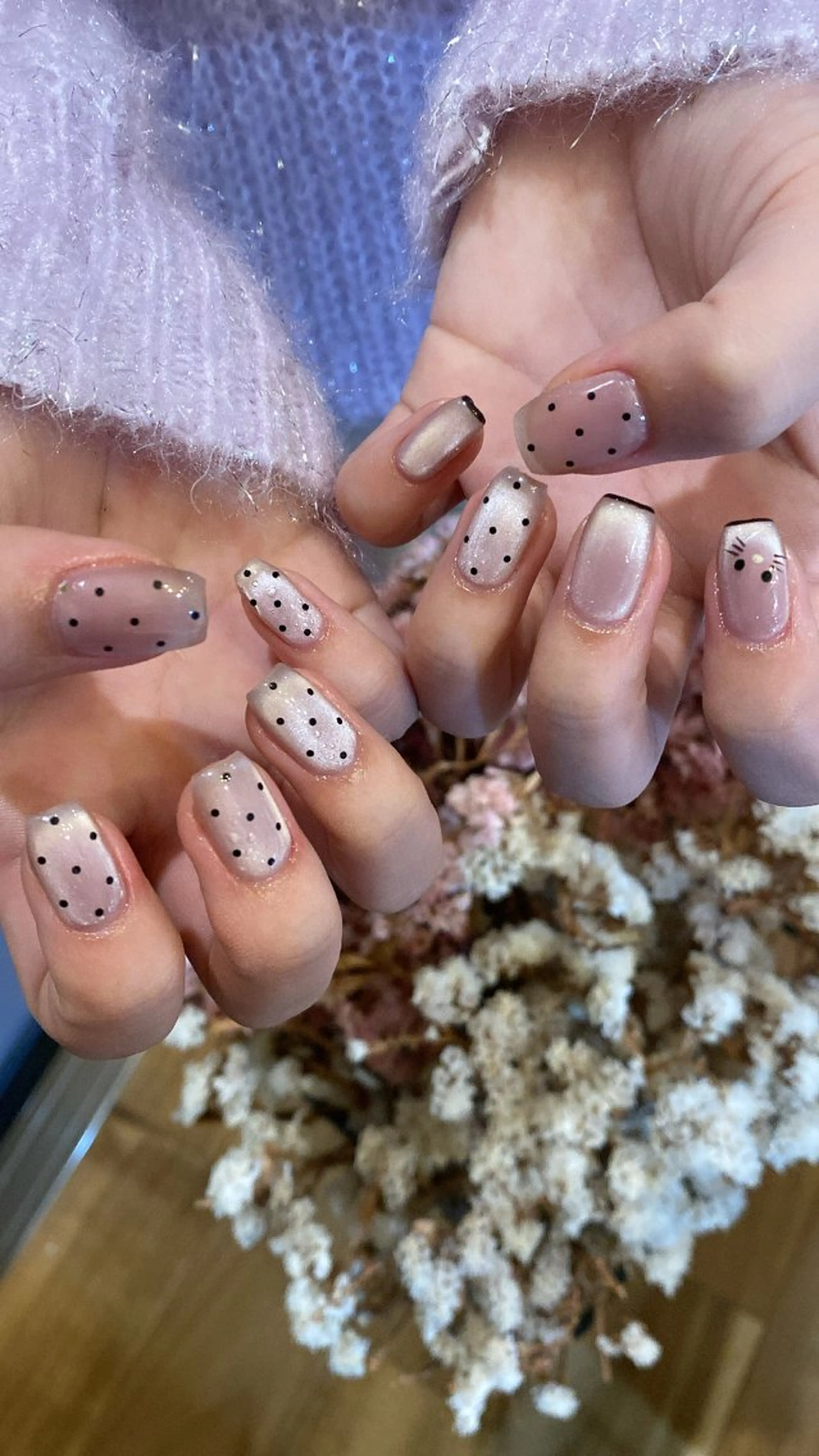 ネイル ハンドネイル crystal ⭐︎ colorのネイルデザイン