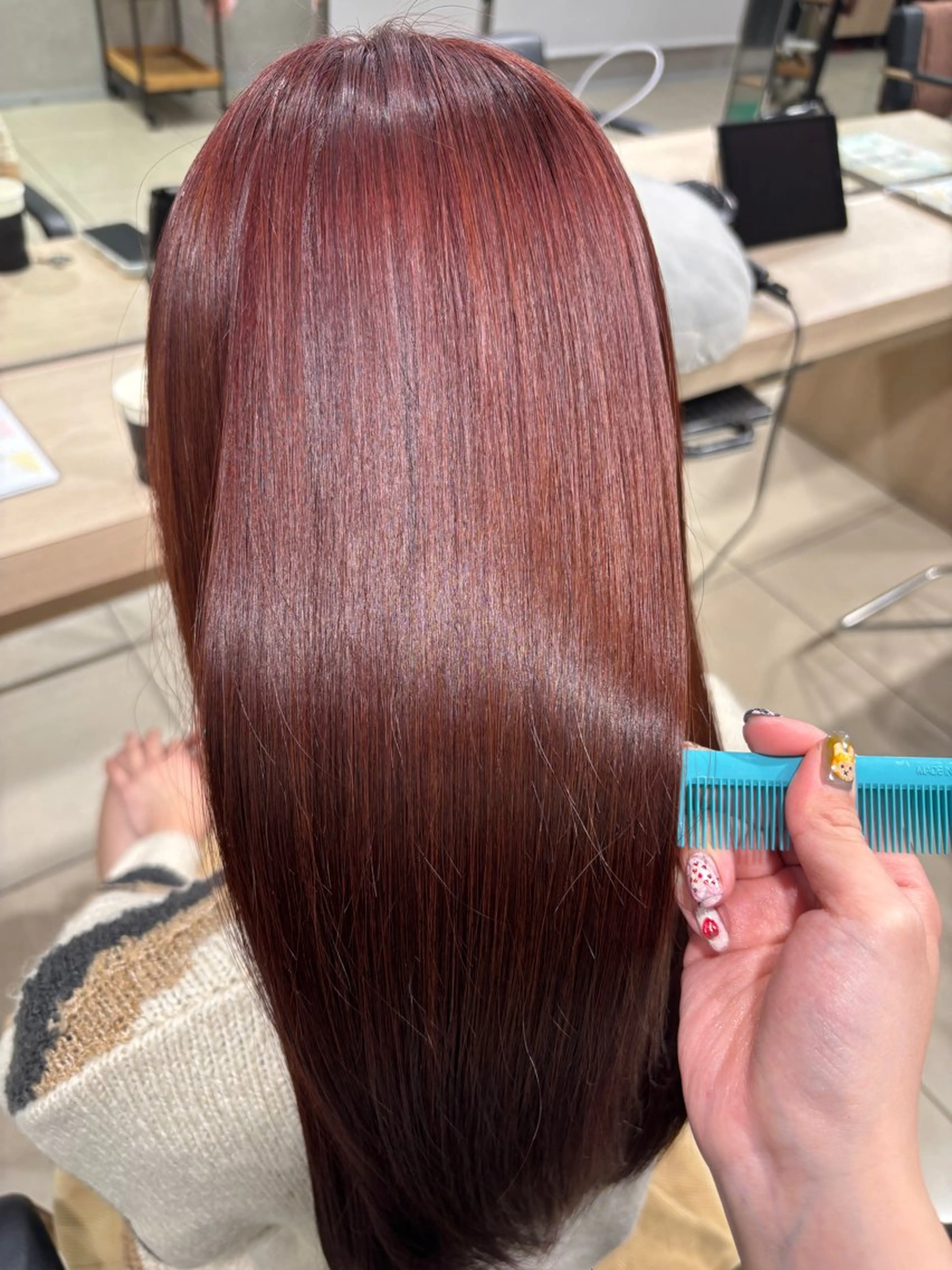 ロング カラー ヘアカラー 🍒カラー/縮毛🍒 こばるのヘアスタイル