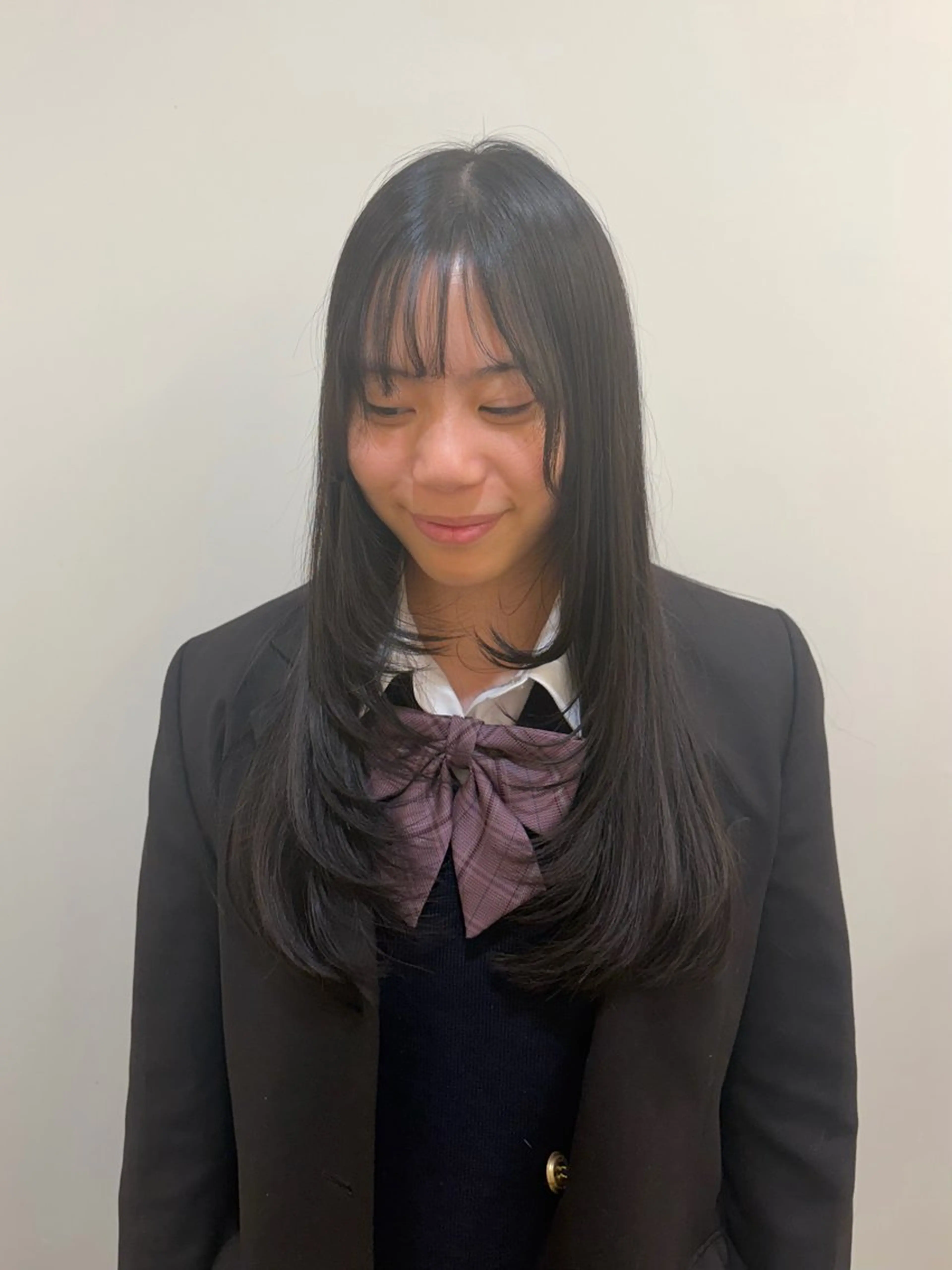 ロング 顔周りカット レイヤーカット カット 畠野Hatano /メンズ/ボブのヘアスタイル