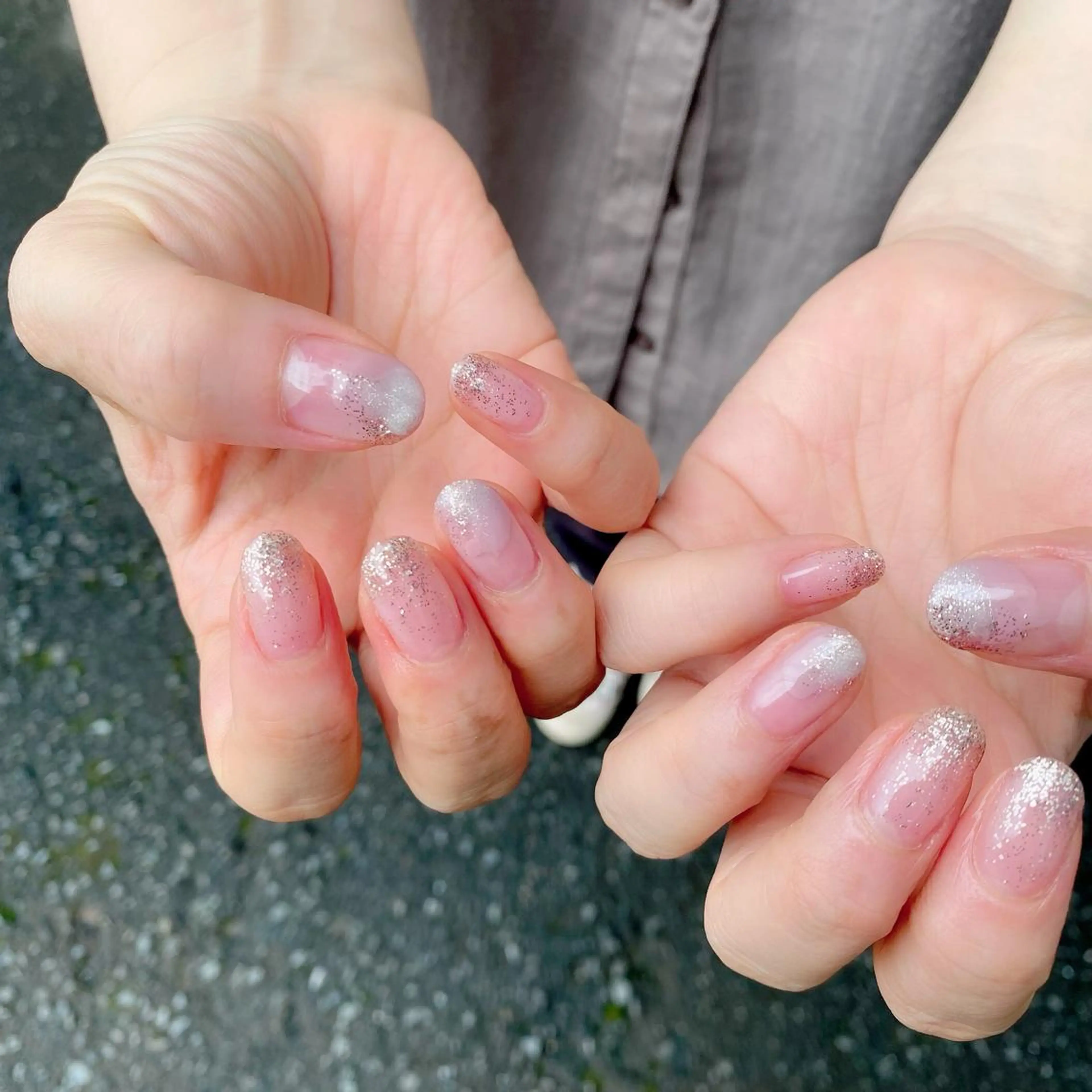 セミロング カラー パーマ ヘアアレンジ メンズ キッズ ネイル マツエク・マツパ アイブロウ ブラウンカラー グラデーションカラー カラーマツエク ブラウン グラデーション ハンドネイル Salon Ｋのネイルデザイン