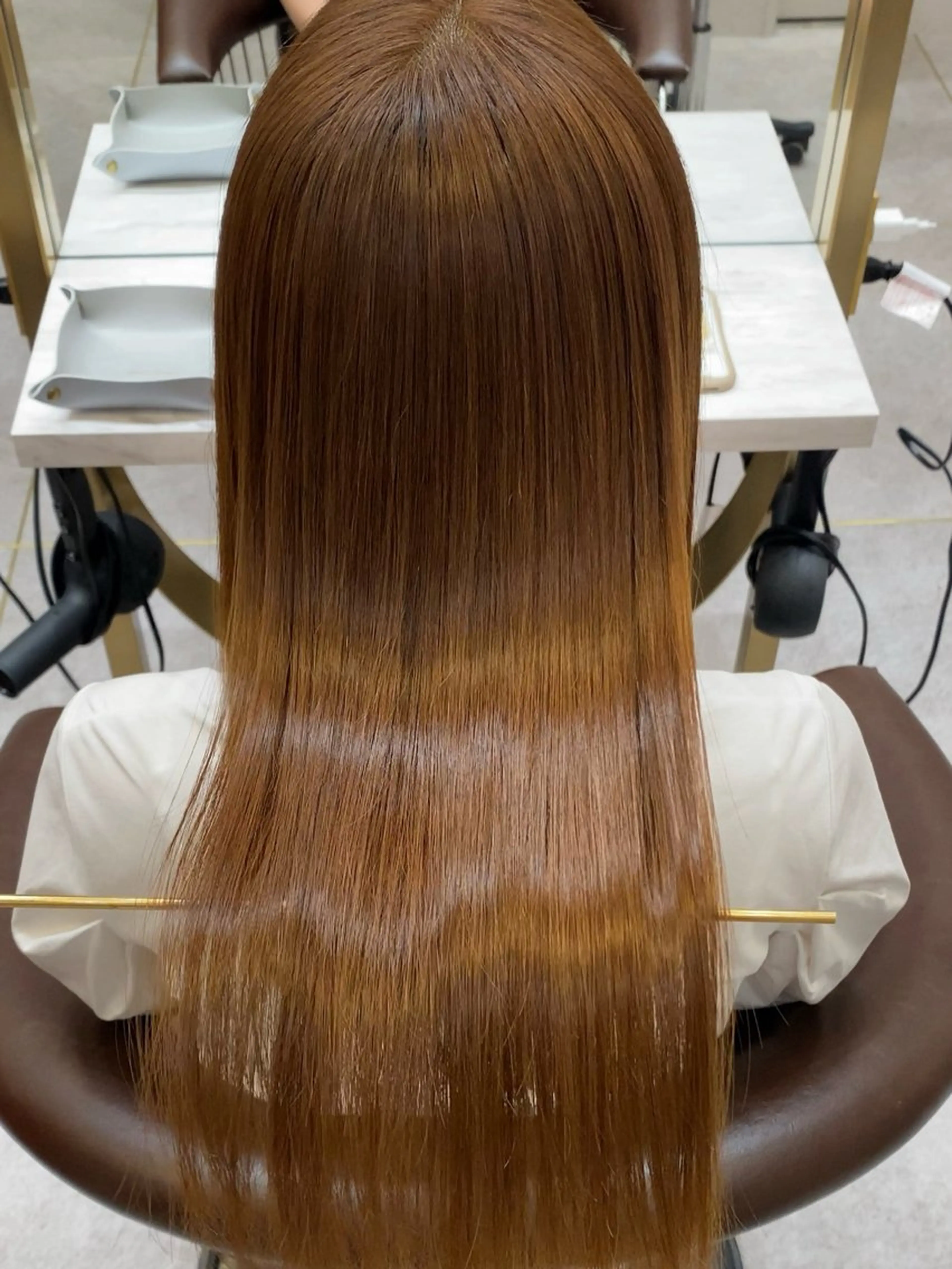 ロング 髪質改善 韓国風ヘア トリートメント トリートメント 🎀透明感カラー shizuka🎀のヘアスタイル