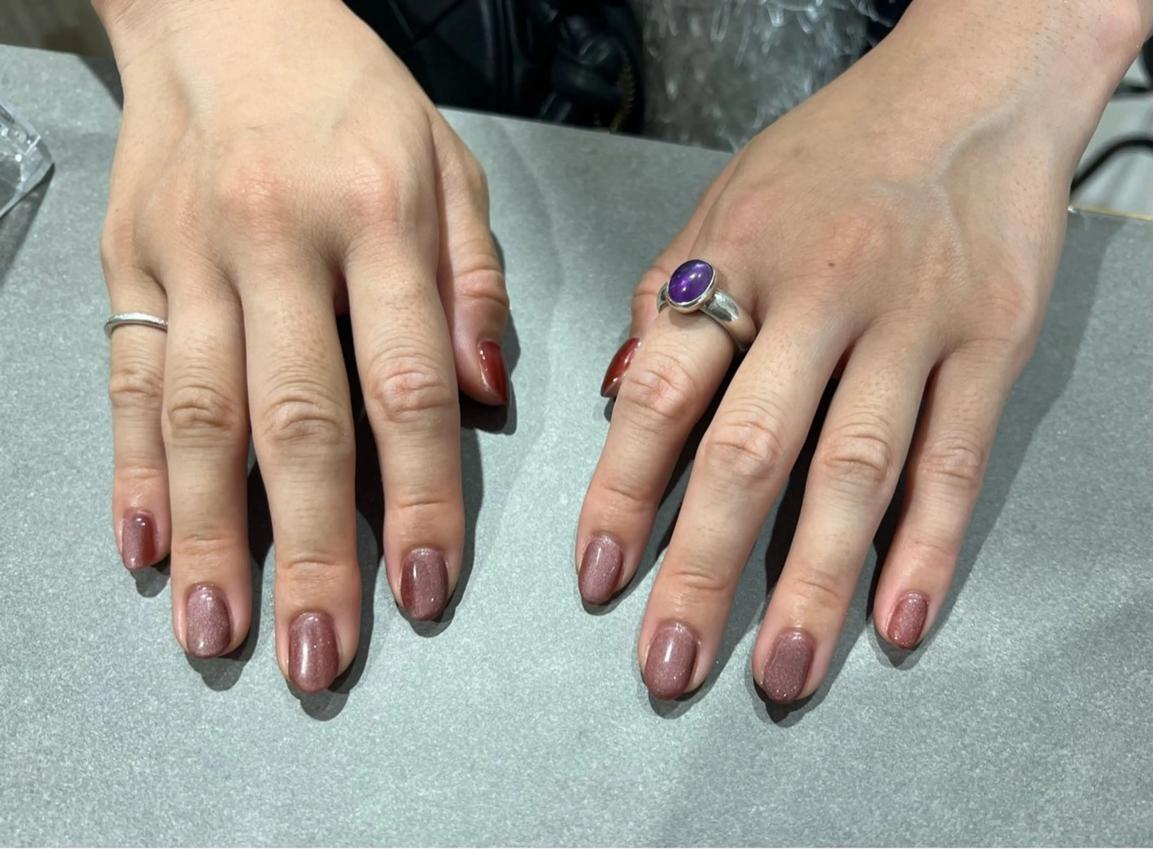 ネイル マグネットネイル ＆robe銀座 🪽tsuki🪽のネイルデザイン