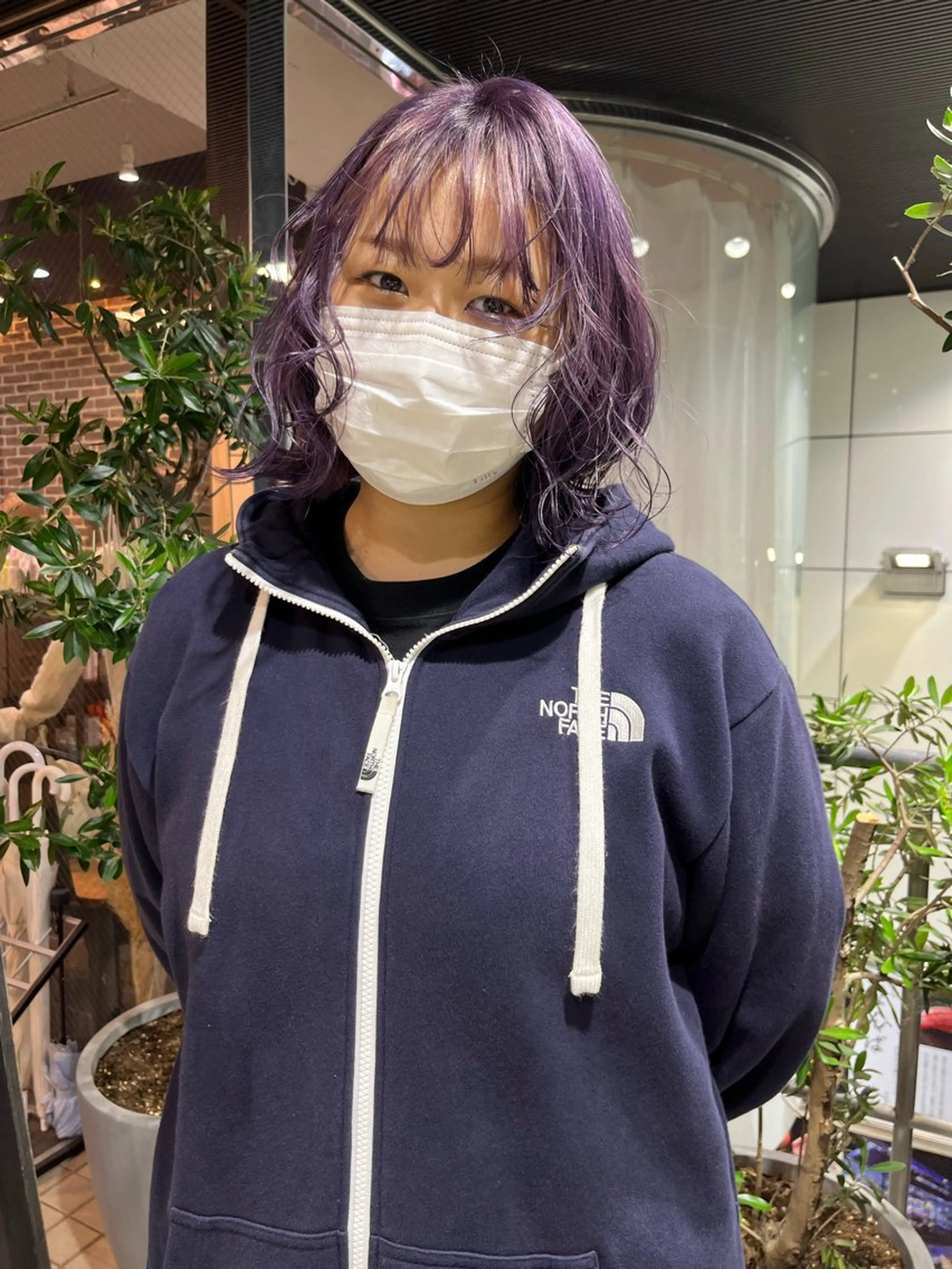 ミディアム カラー 💖デザインカラー/ タダ ハナカ💖のヘアスタイル