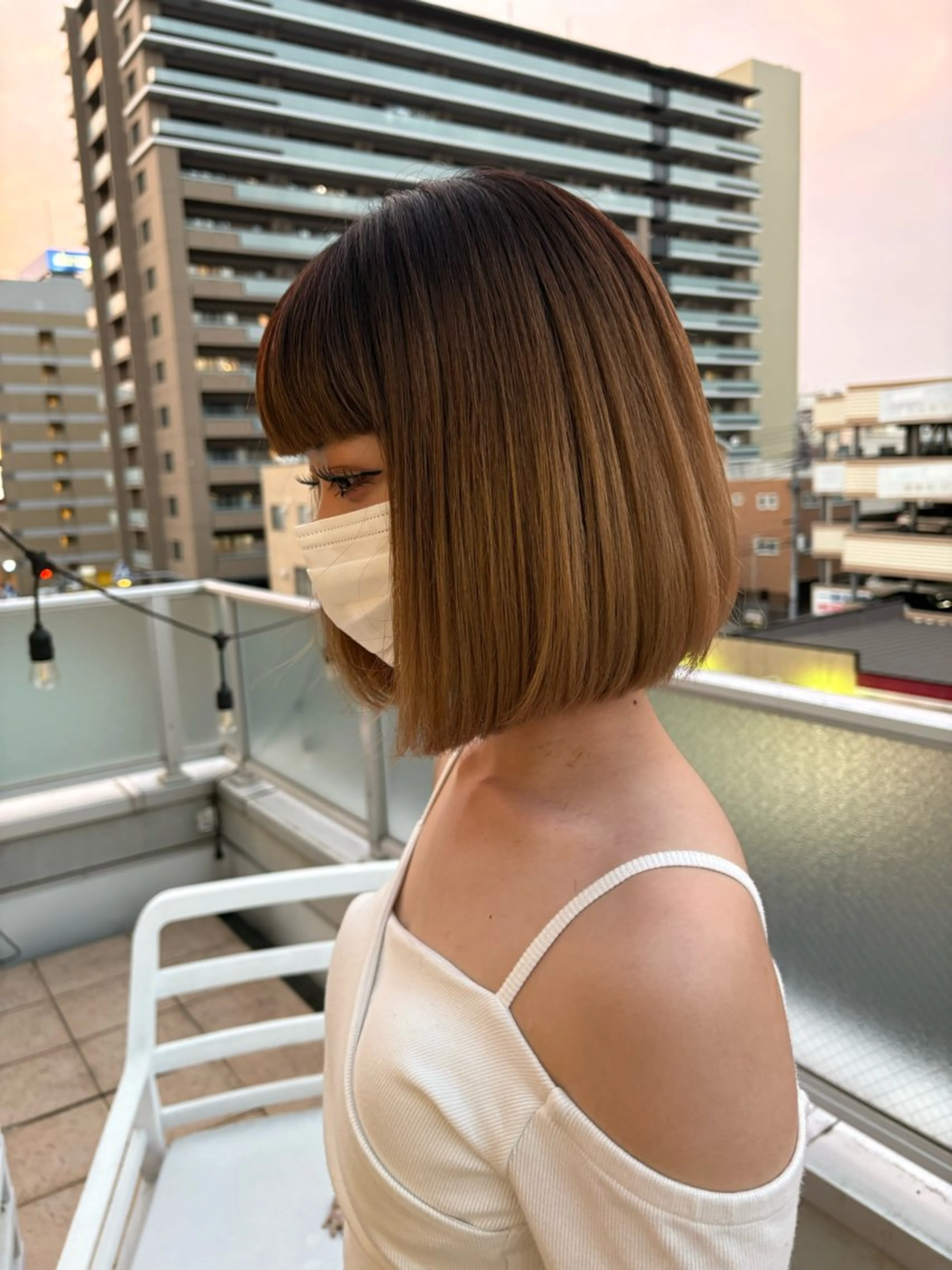 ショート 鶴谷 麻衣のヘアスタイル