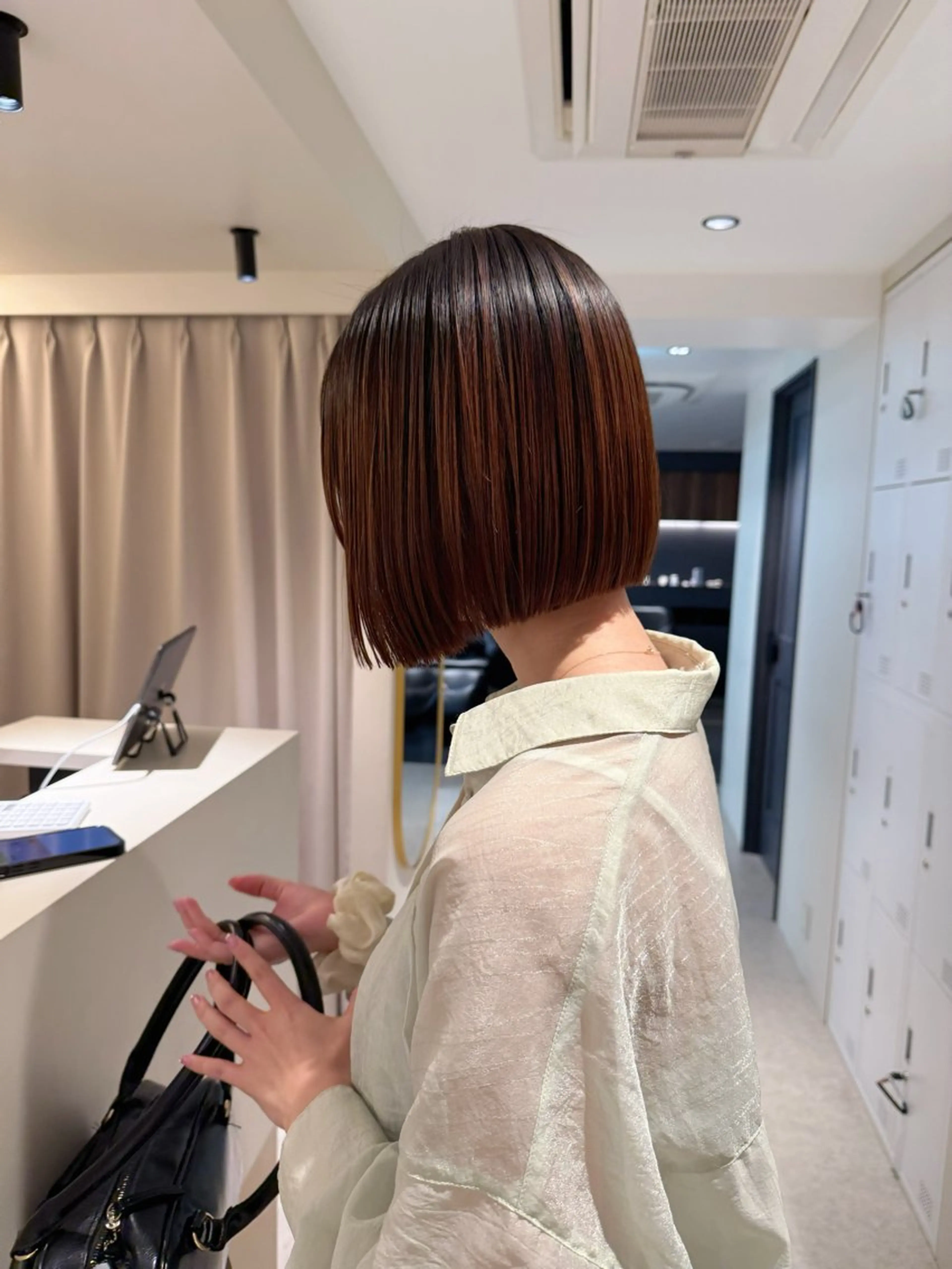 ショート カット 縮毛矯正 Bonheur銀座 /runaのヘアスタイル