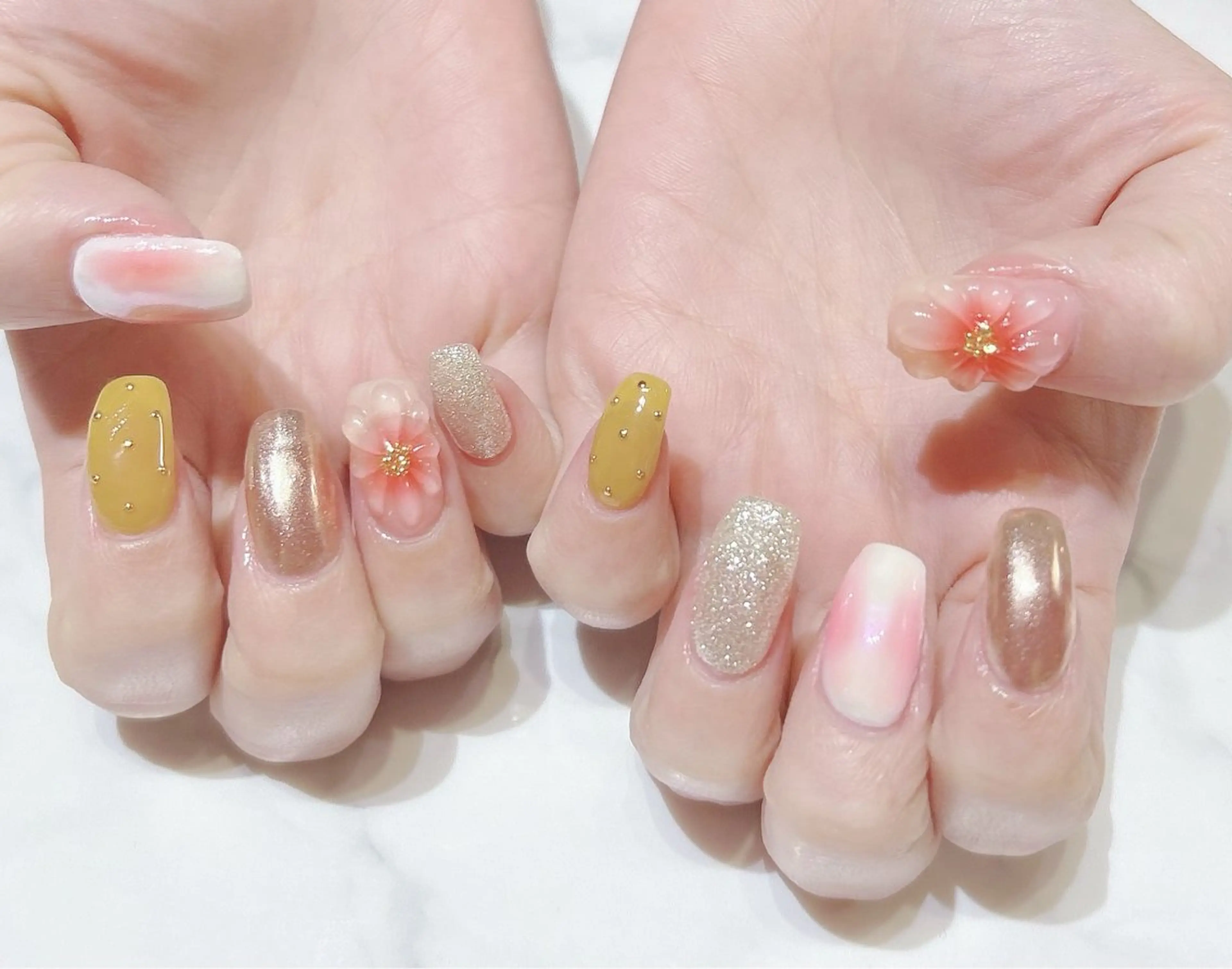 ネイル 持ち込み ネイルサロン Belleのネイルデザイン