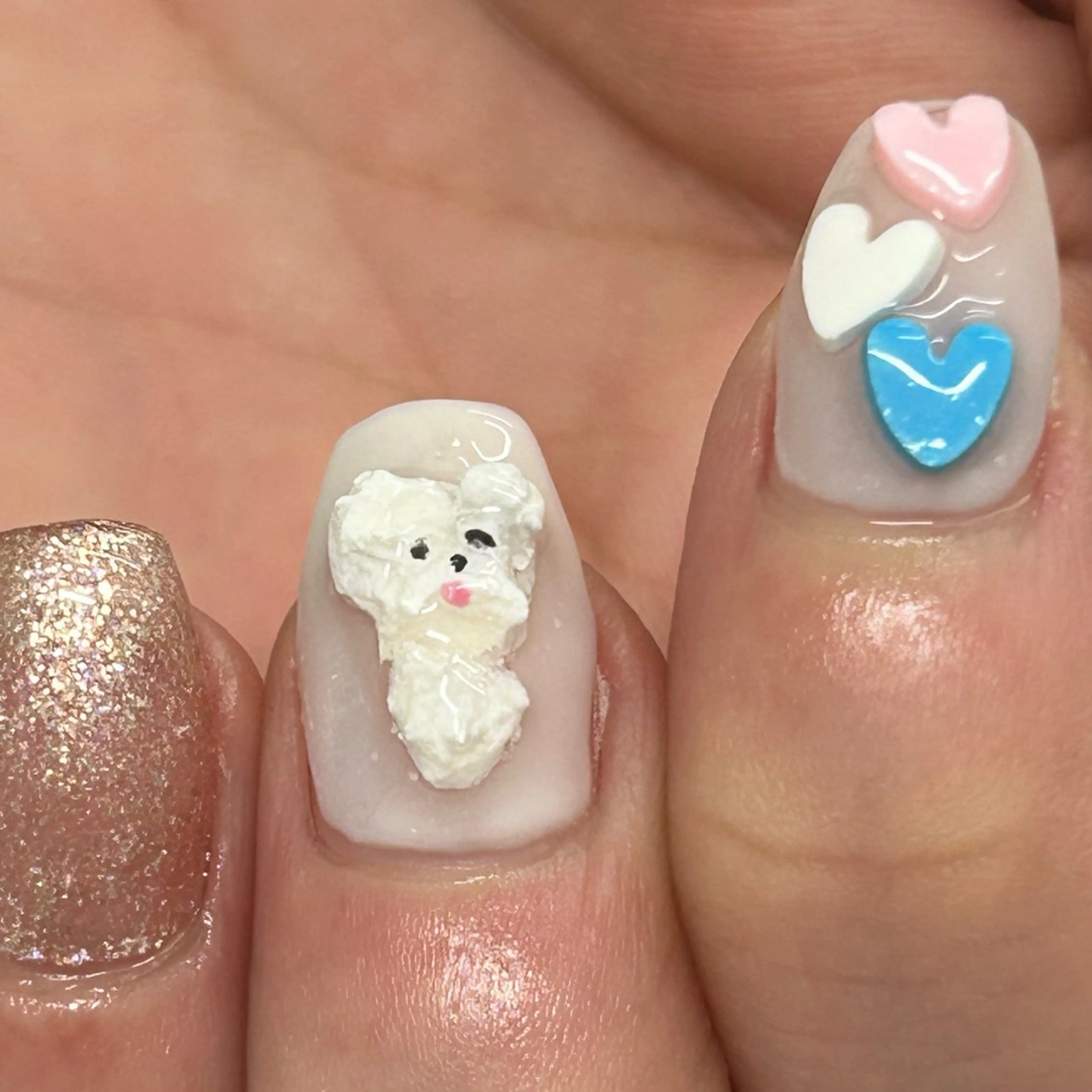 ネイル ハンドネイル one nail 【推し/概念ネイル】のネイルデザイン