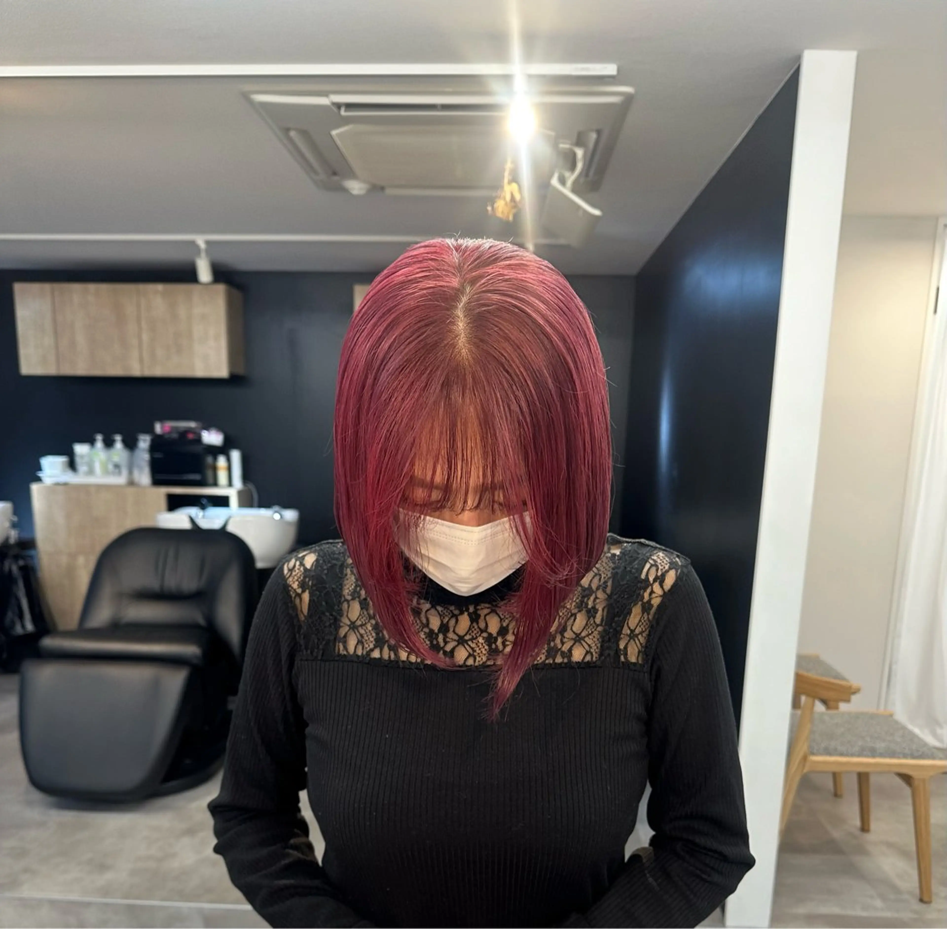 カラー 谷山 葵のヘアスタイル