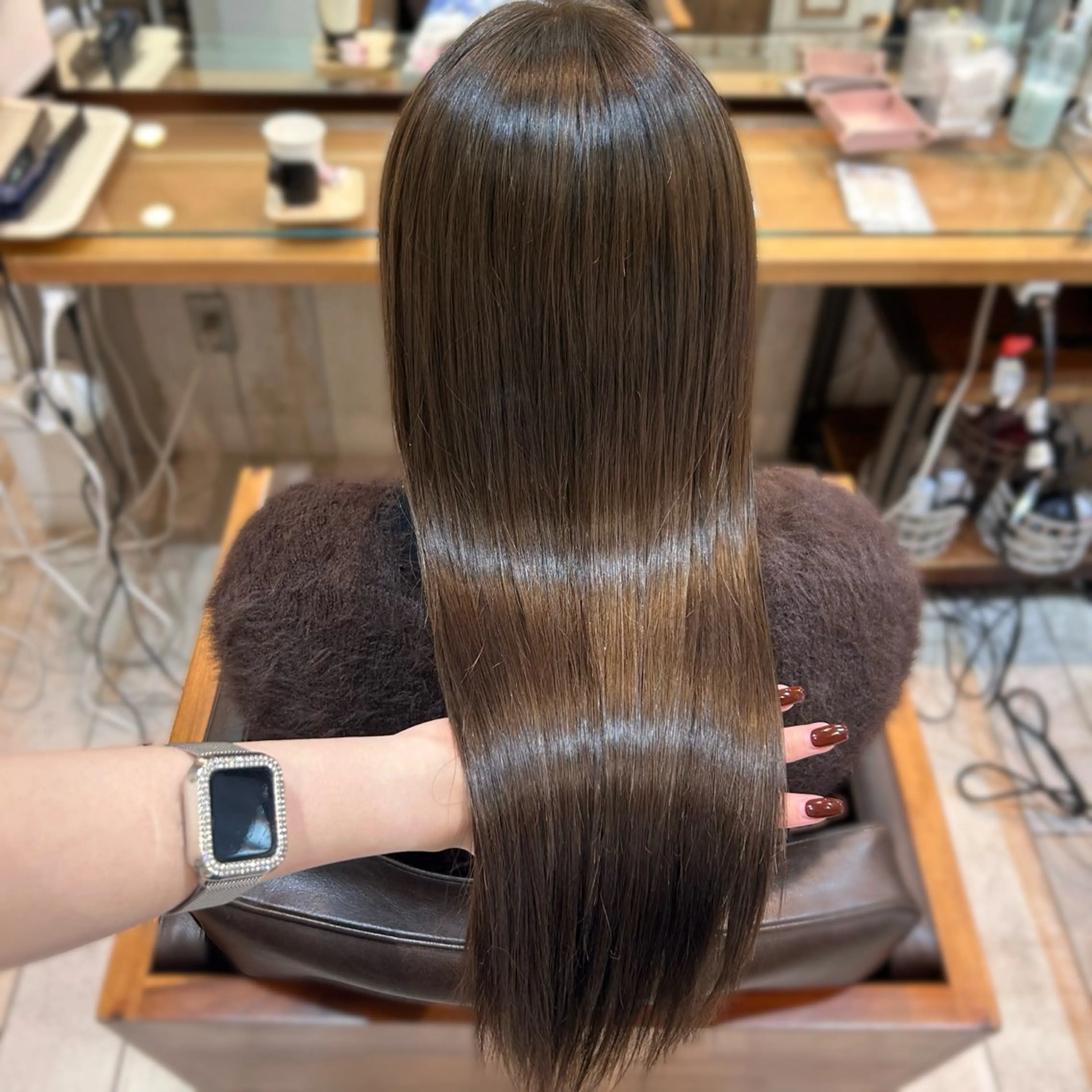 ロング ヘアカラー トリートメント Rion/渋谷 /ブリーチなしカラーのヘアスタイル