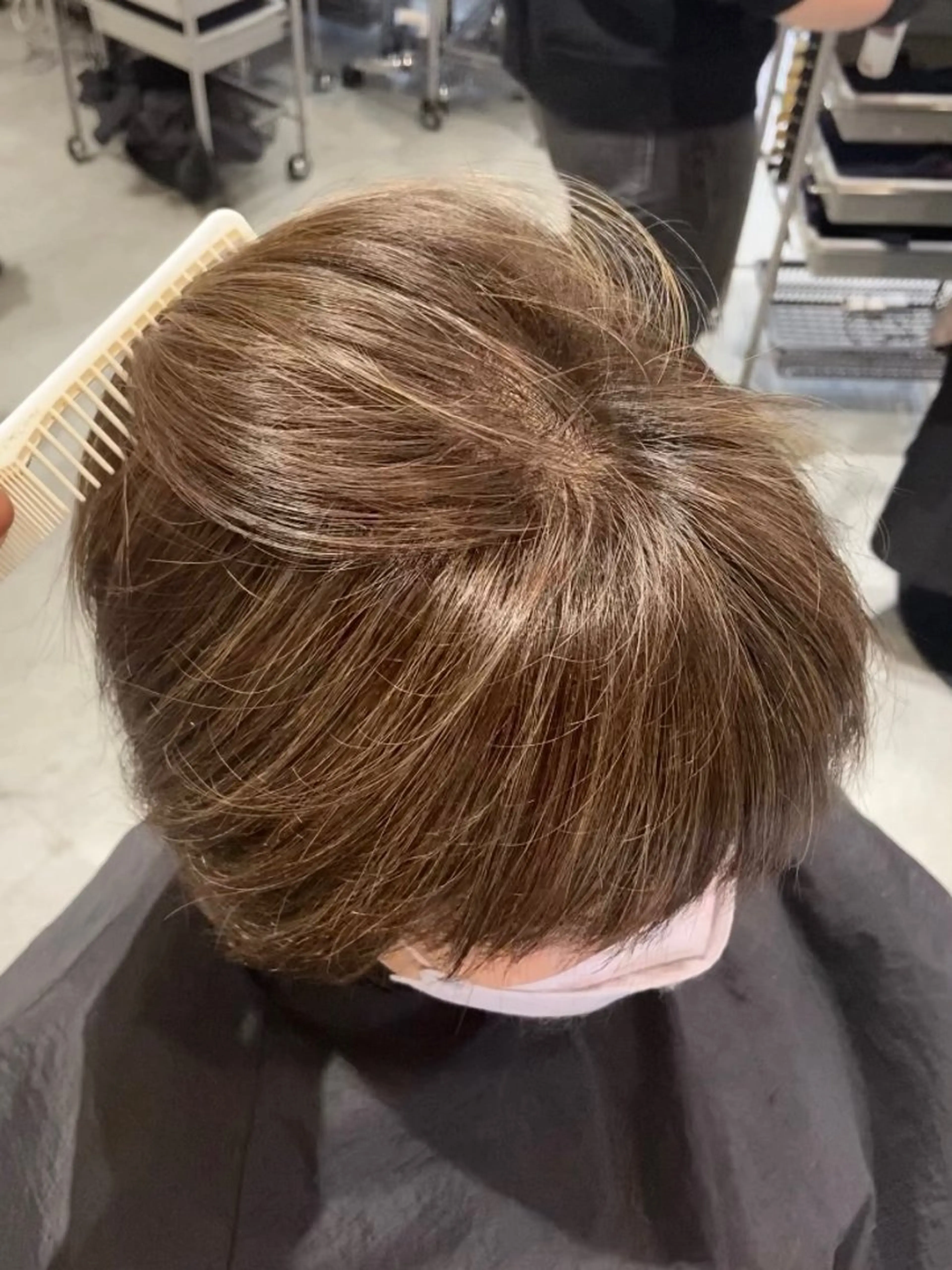 ショート カラー ハイライトカラー ハイライト ヘアカラー 廣庭 勇人のヘアスタイル