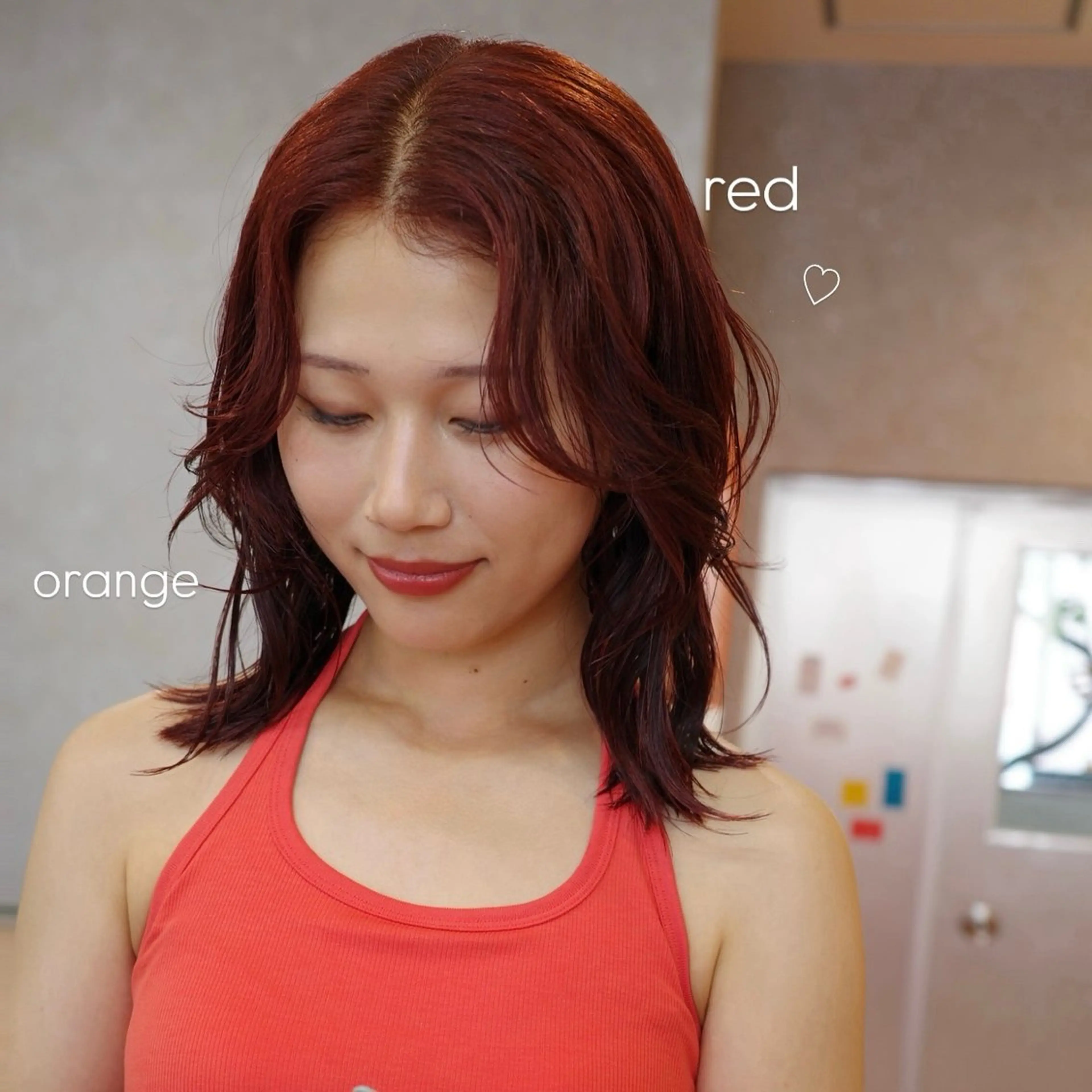 ロング カラー arisa/暖色 /伏見/レイヤーのヘアスタイル