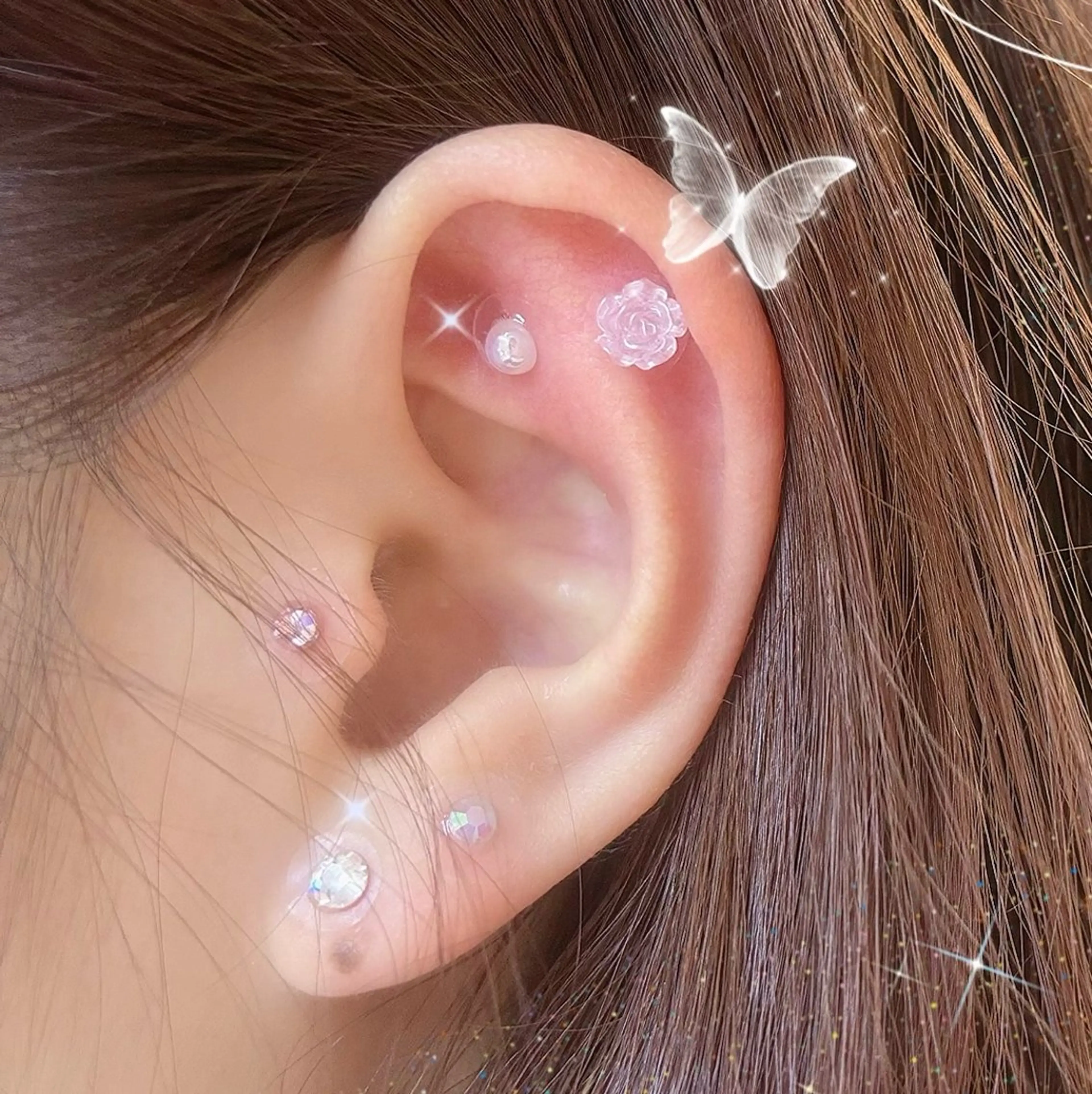 透明感/フィルイン/ 亀戸5分ラシュシュのネイルデザイン