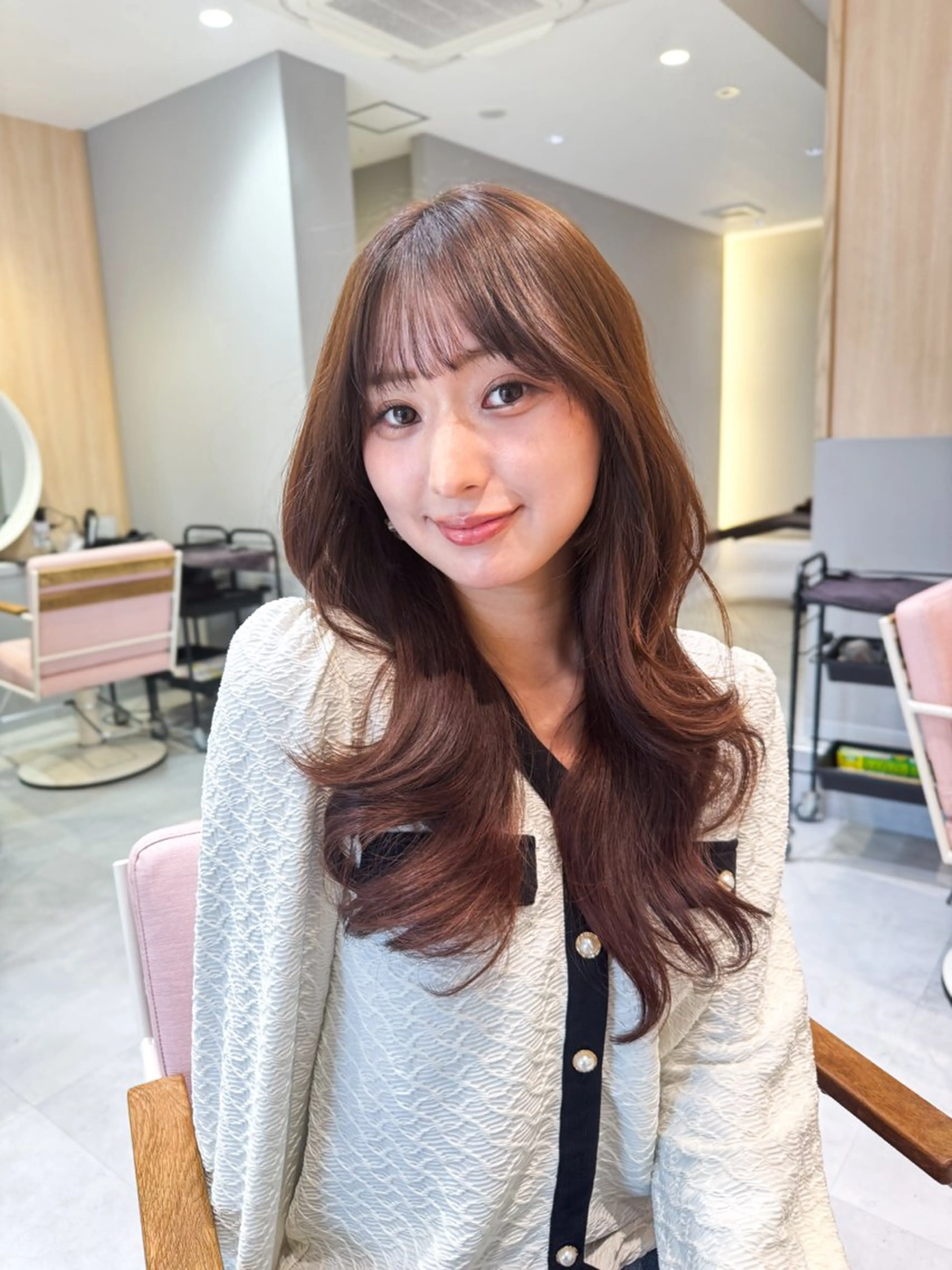 ロング カラー カット ヘアカラー トリートメント ヘアセット ✂️似合わせの魔術師 石田一樹✂️のヘアスタイル