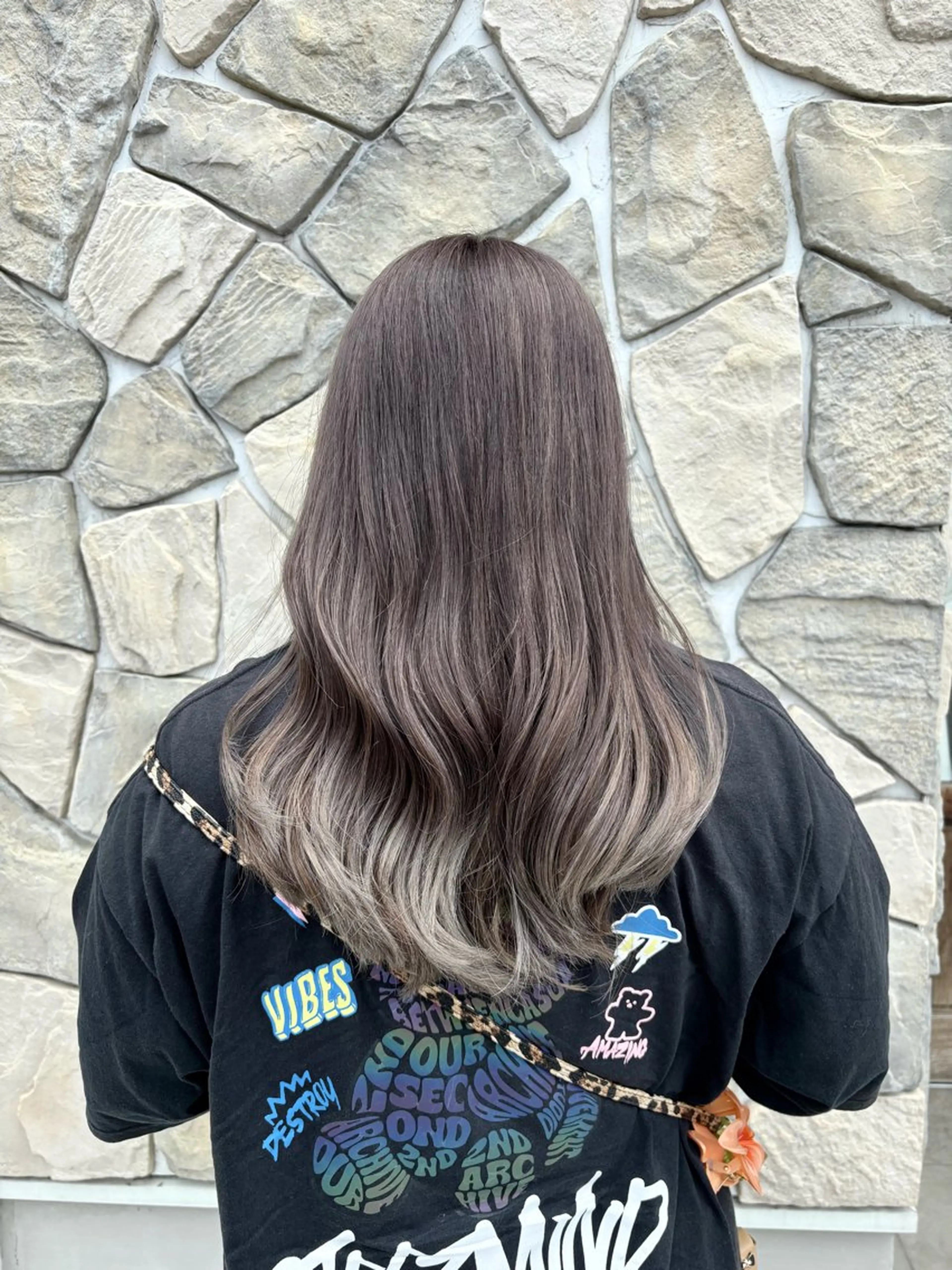 ロング カラー 大西 未来のヘアスタイル