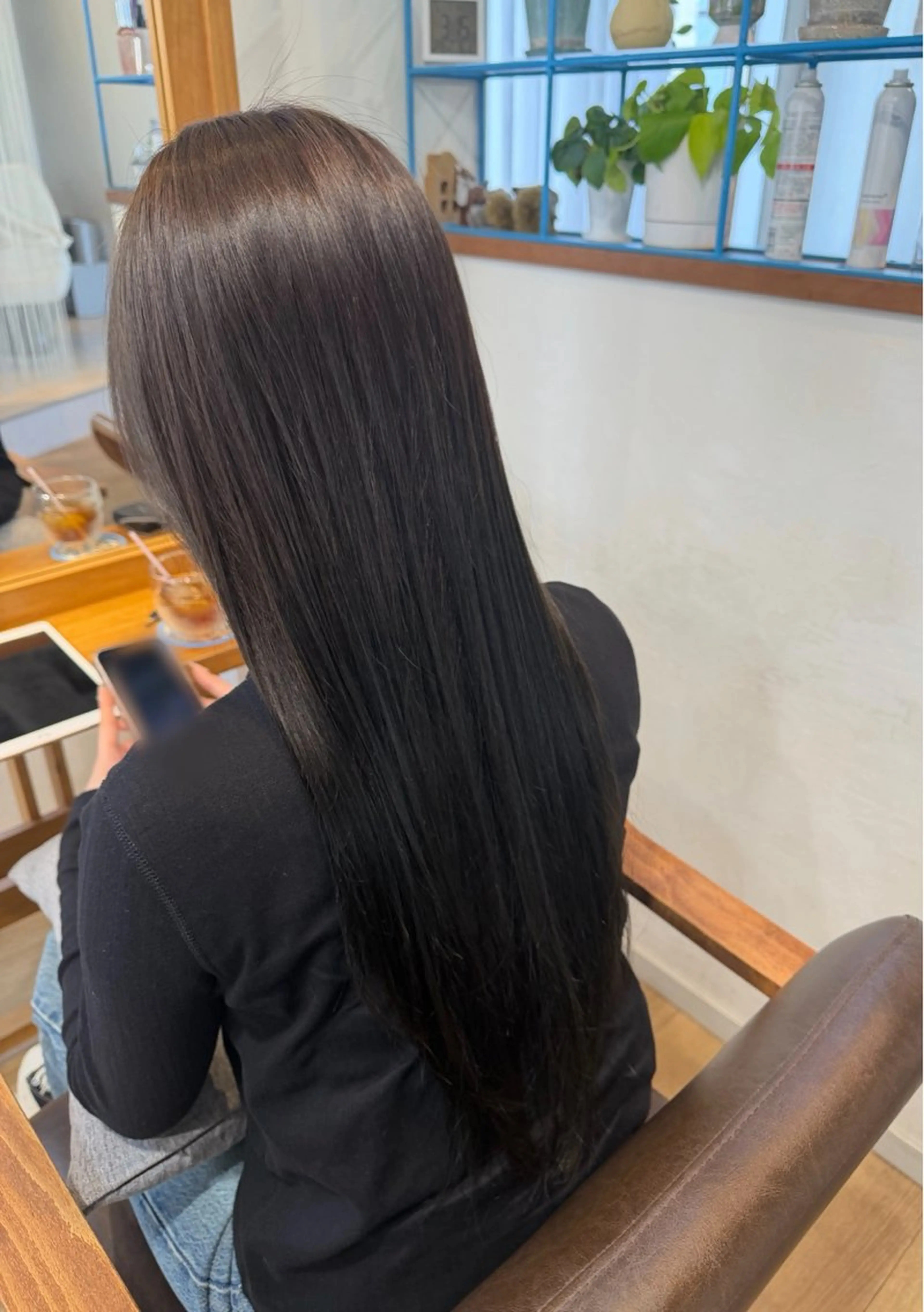 ロング カラー ベージュカラー 透明感カラー オリーブベージュ オリーブカラー 髪質改善 ヘアカラー トリートメント RENA/ 艶カラー&髪質改善のヘアスタイル