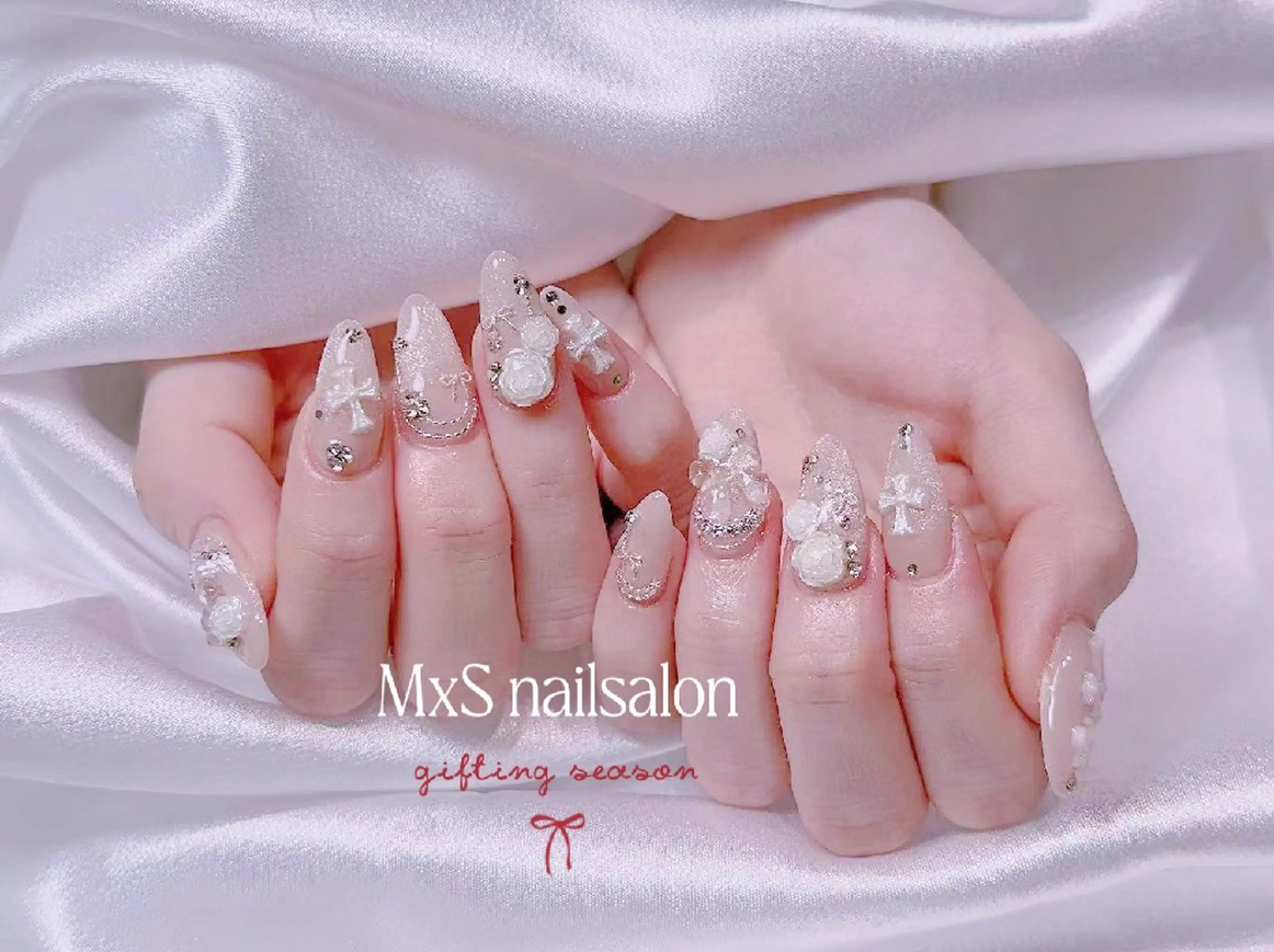 ネイル ジェルネイル 韓国ネイル マグネットネイル パラジェル ワンホンネイル ハンドネイル MxS Nail 【長さだし/フィルイン/マグネット/ワンホンネイル/韓国ネイル/パラジェル】所属・M×S Nail みなのネイルデザイン