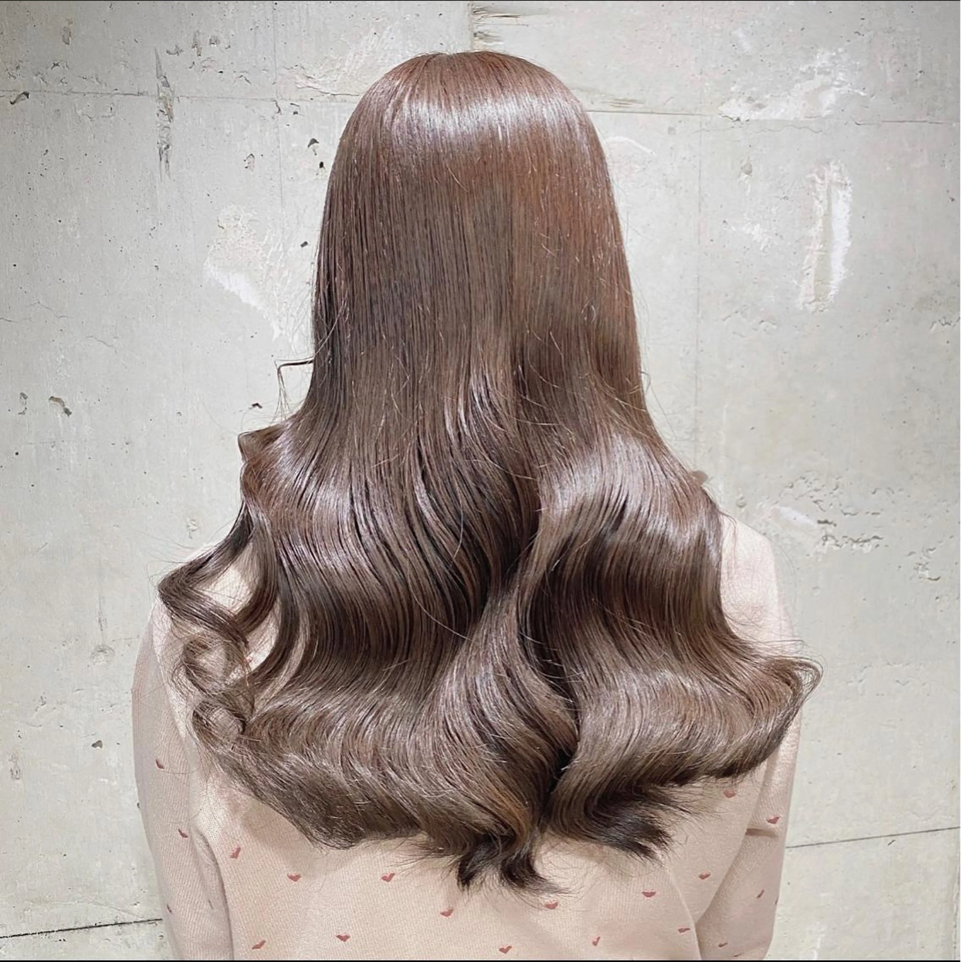 セミロング カラー ブラウンカラー ピンクカラー ピンクブラウン メンズ特化美容師 💠チナツのヘアスタイル