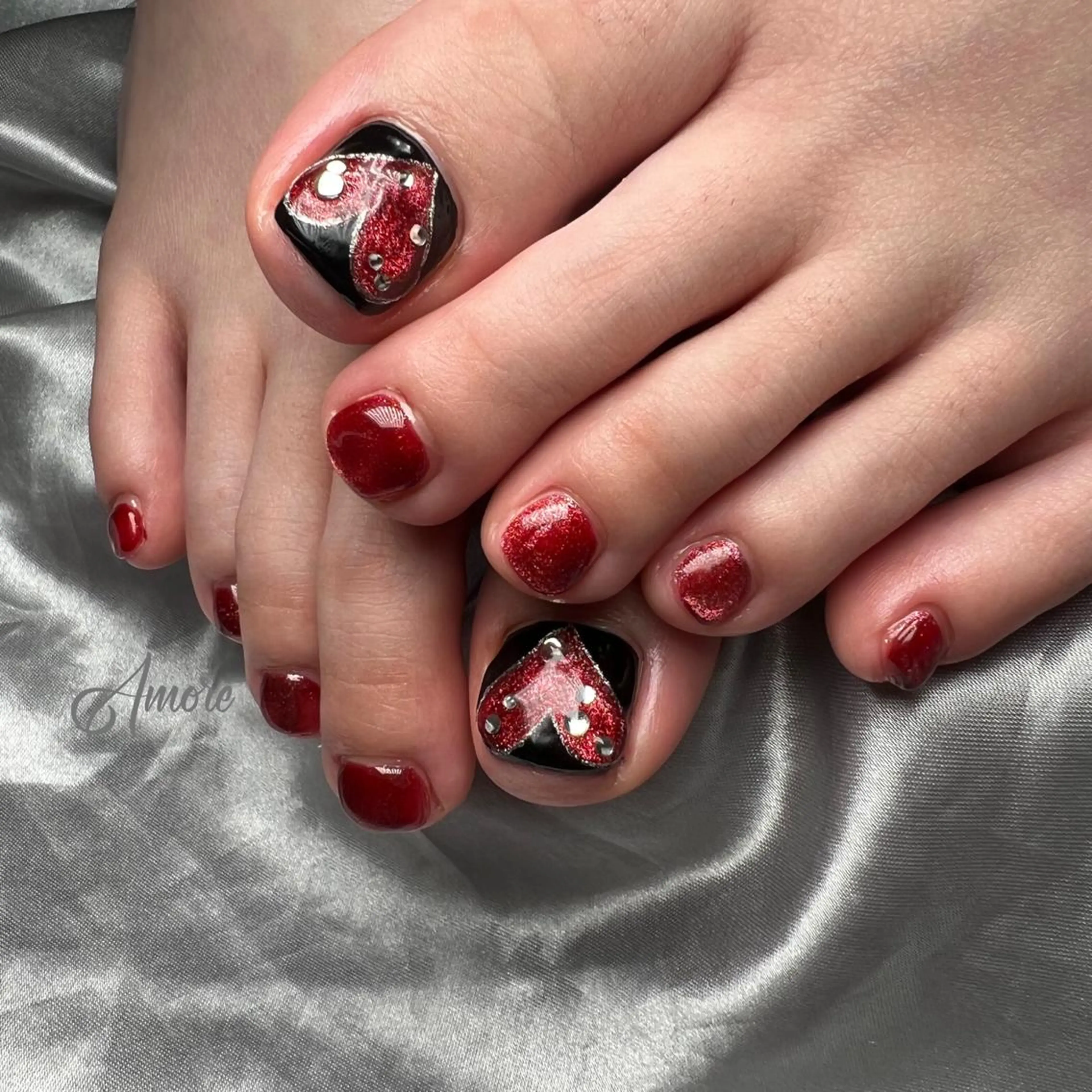 ネイル ジェルネイル 韓国ネイル パラジェル 夏ネイル You kyehwaのネイルデザイン