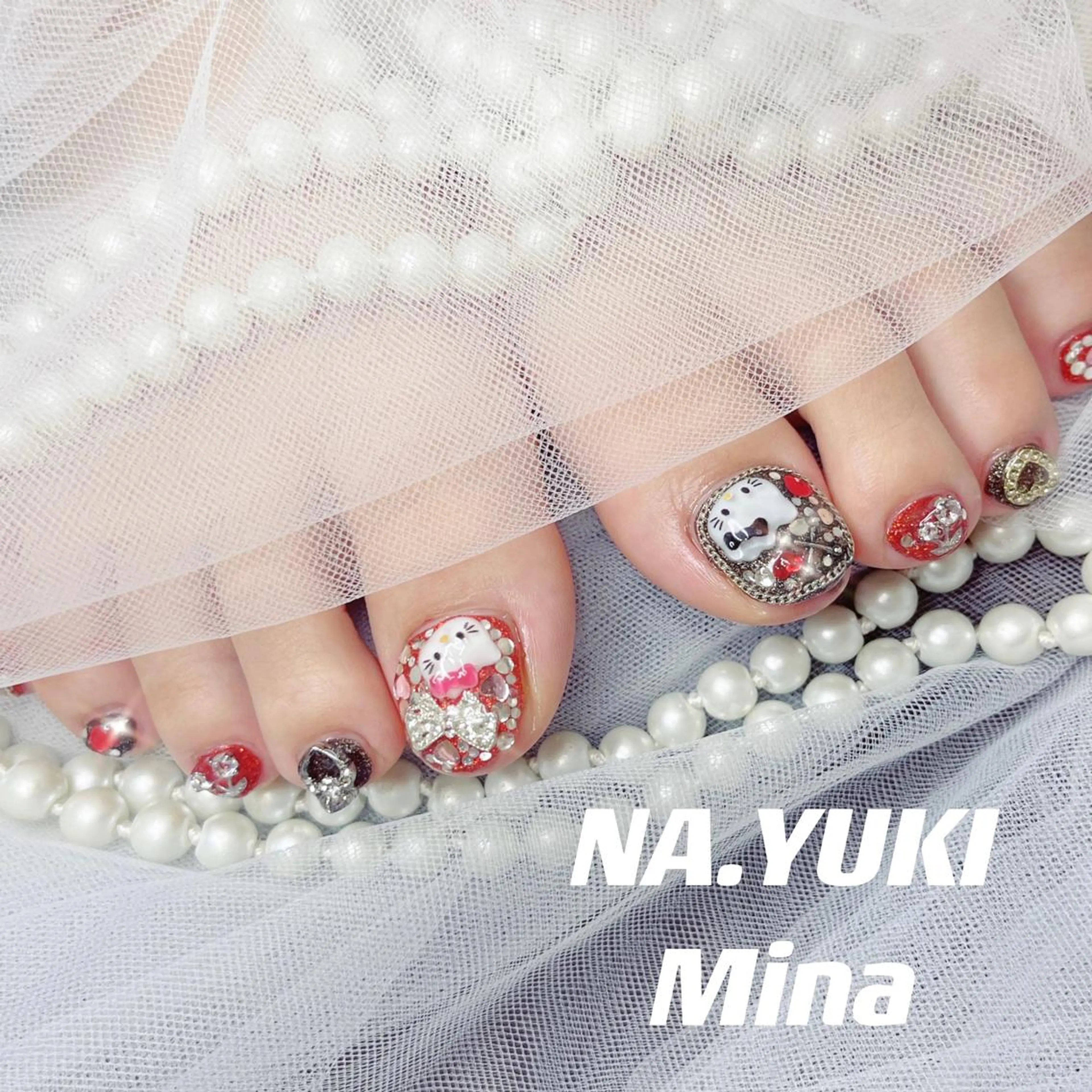 ネイル フットネイル 🎀 moo～ 🎀のネイルデザイン