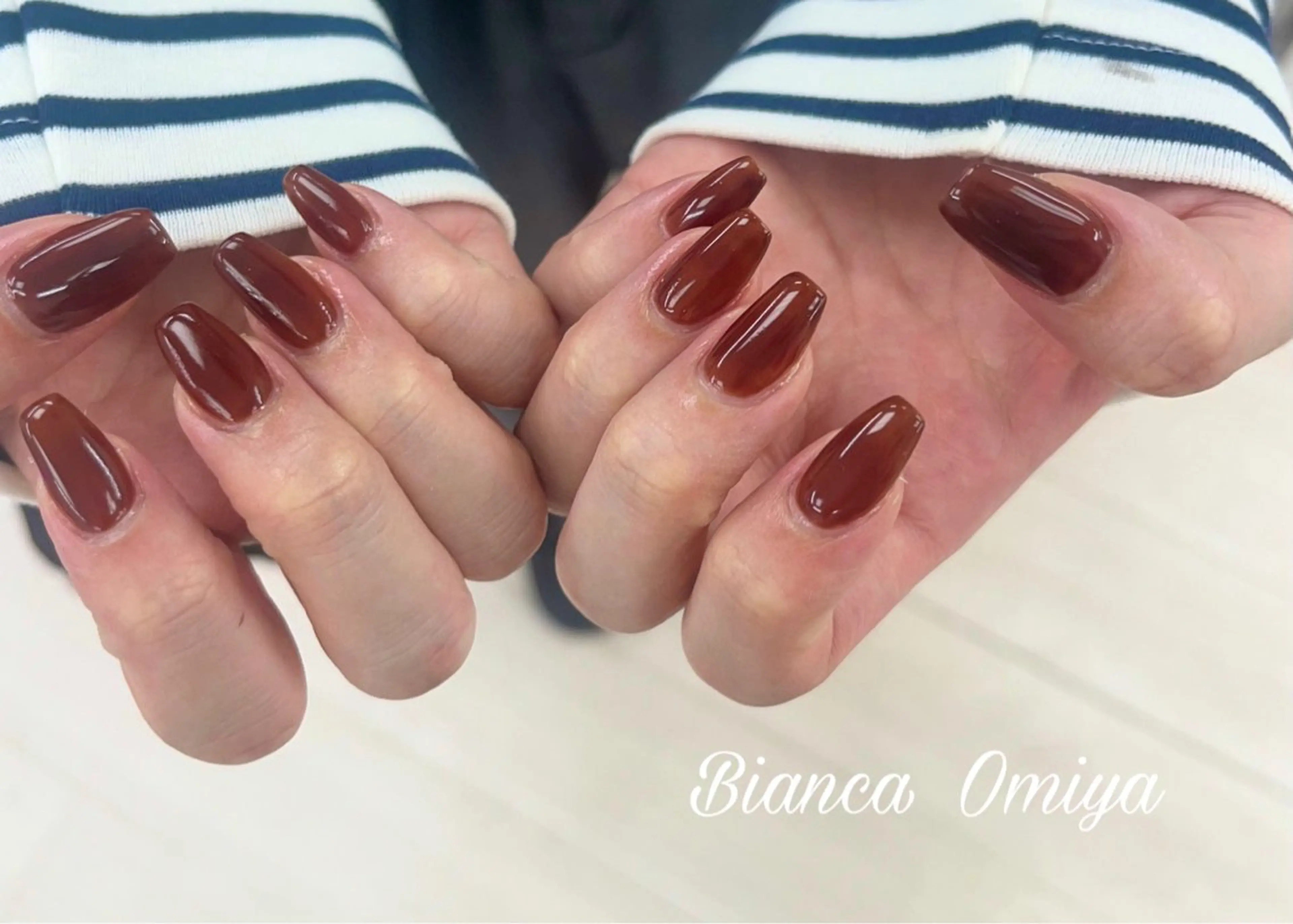 ネイル ハンドネイル Bianca大宮 入江のネイルデザイン