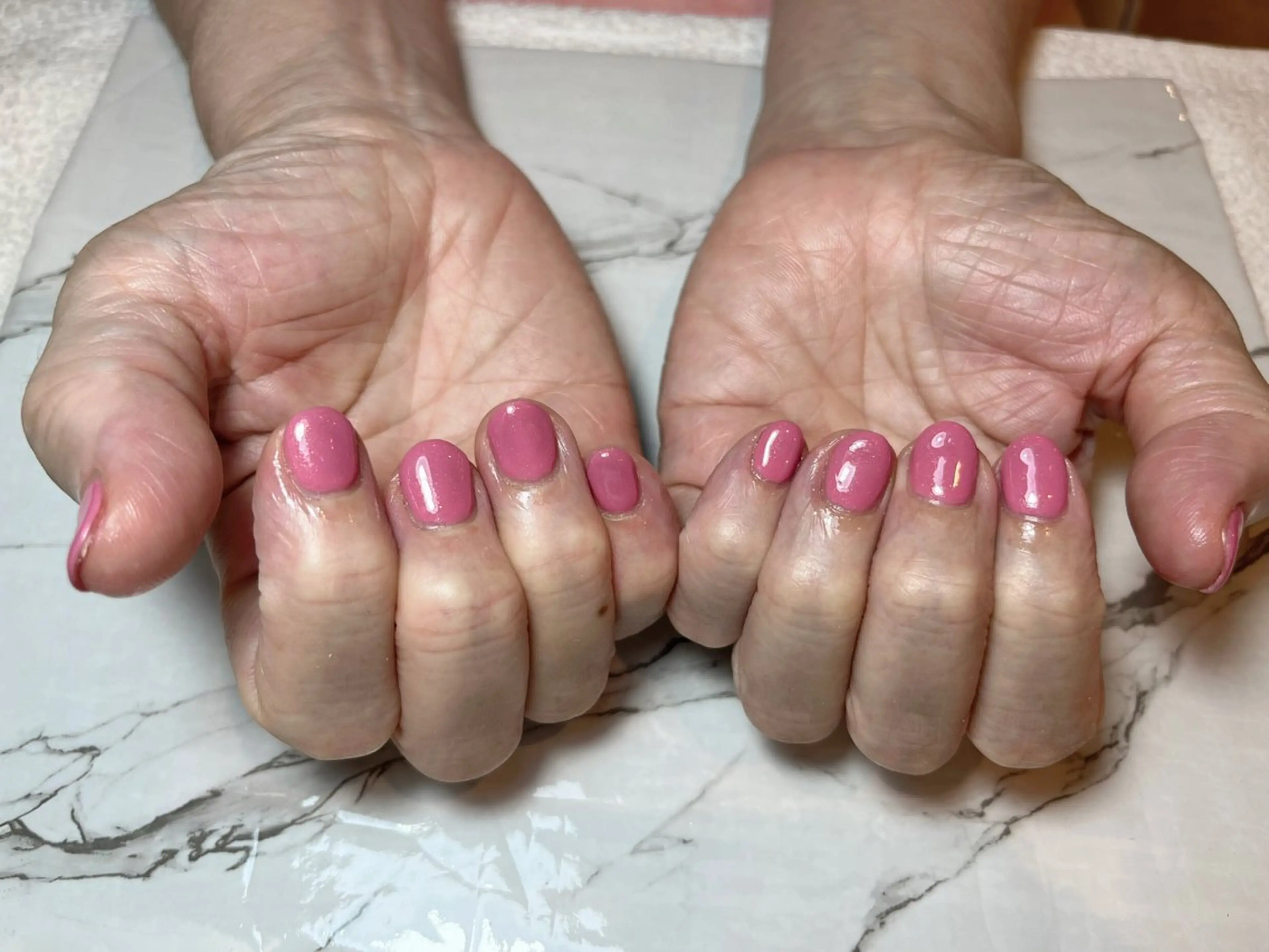 ネイル ピンク ハンドネイル arce amiのネイルデザイン