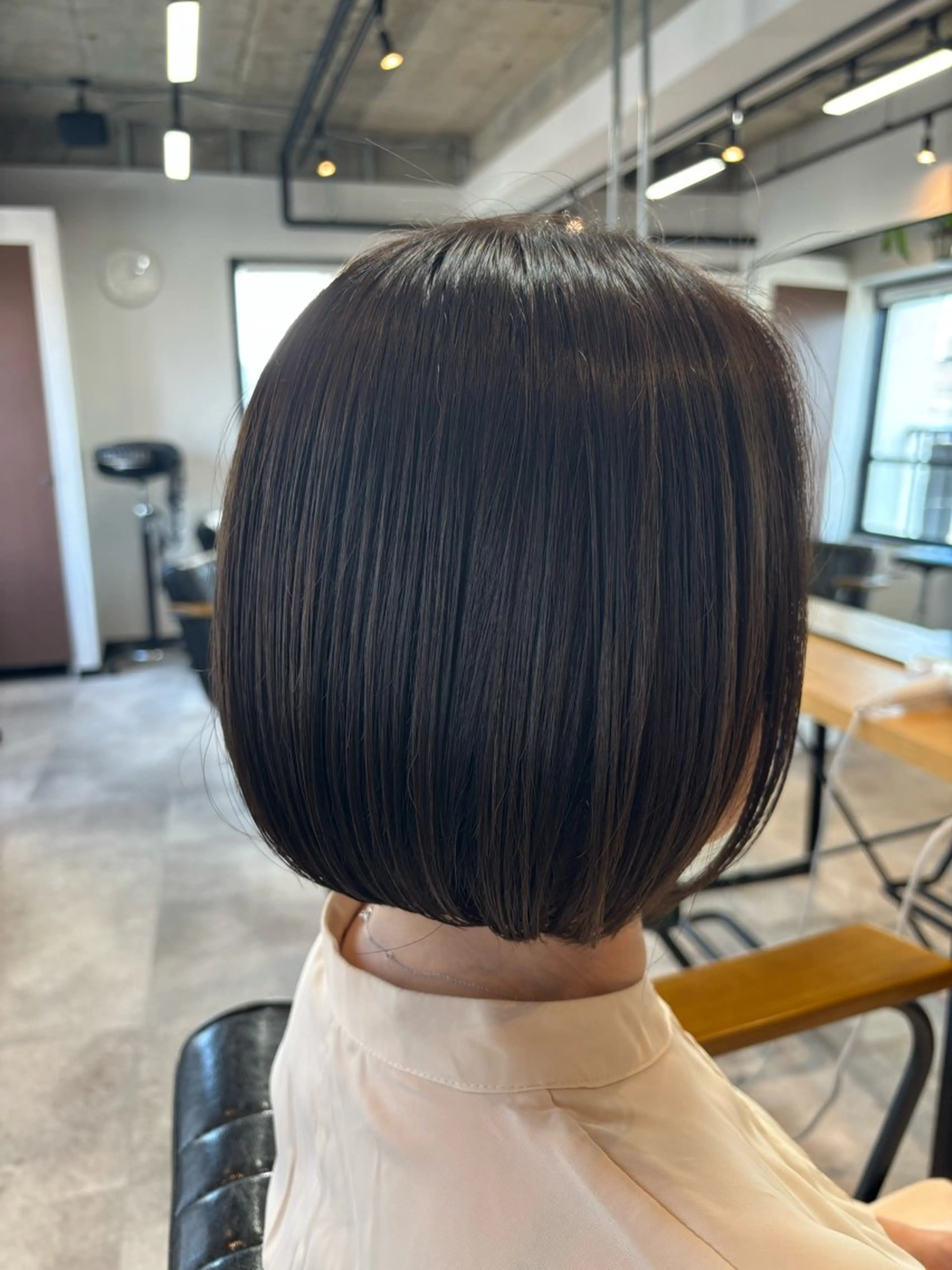 ミディアム カラー ヘアカラー 伊藤 那月のヘアスタイル