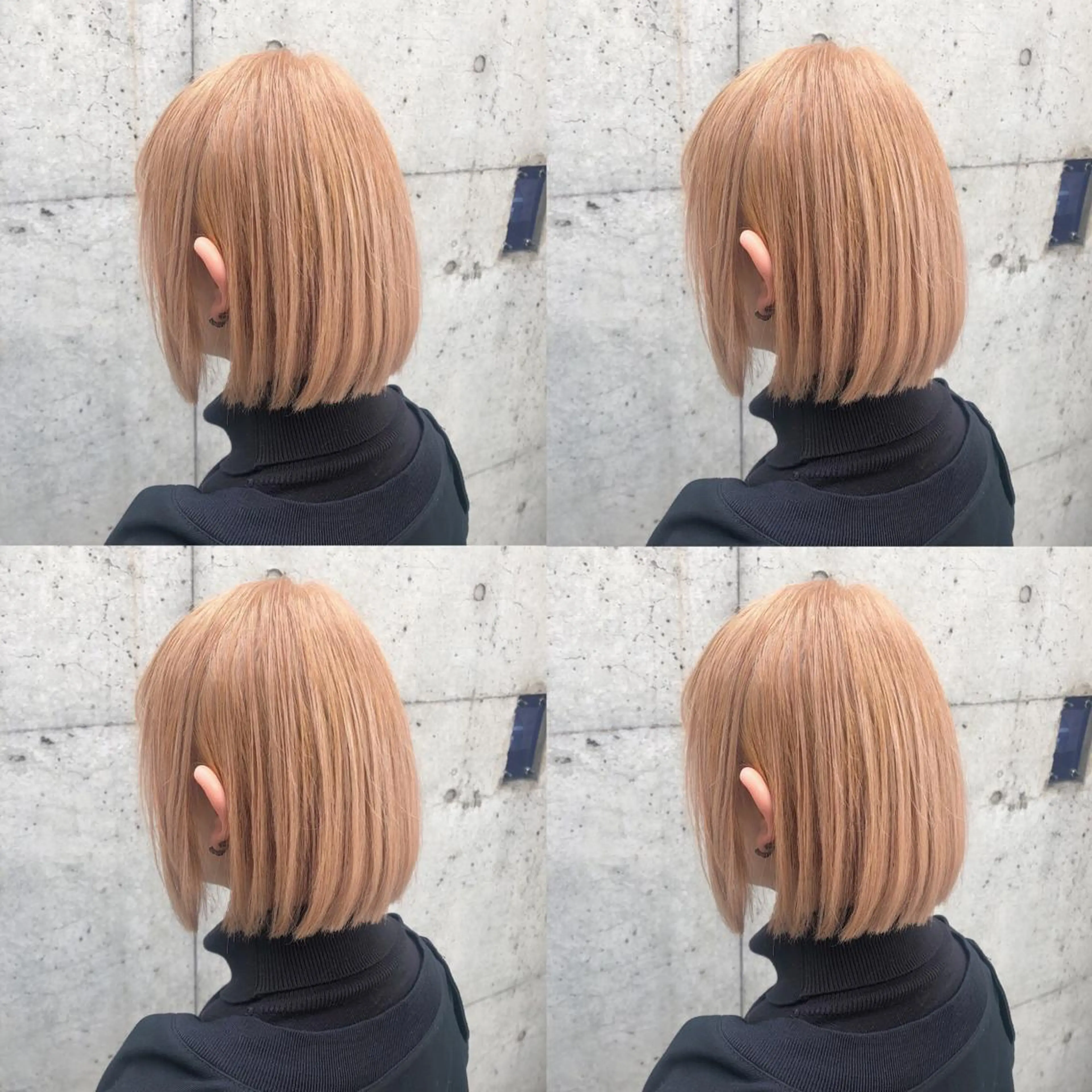 ショート カラー ヘアアレンジ メンズ キッズ ヘアカラー トリートメント 💟Chloe原宿店 🩶ハイトーンのヘアスタイル