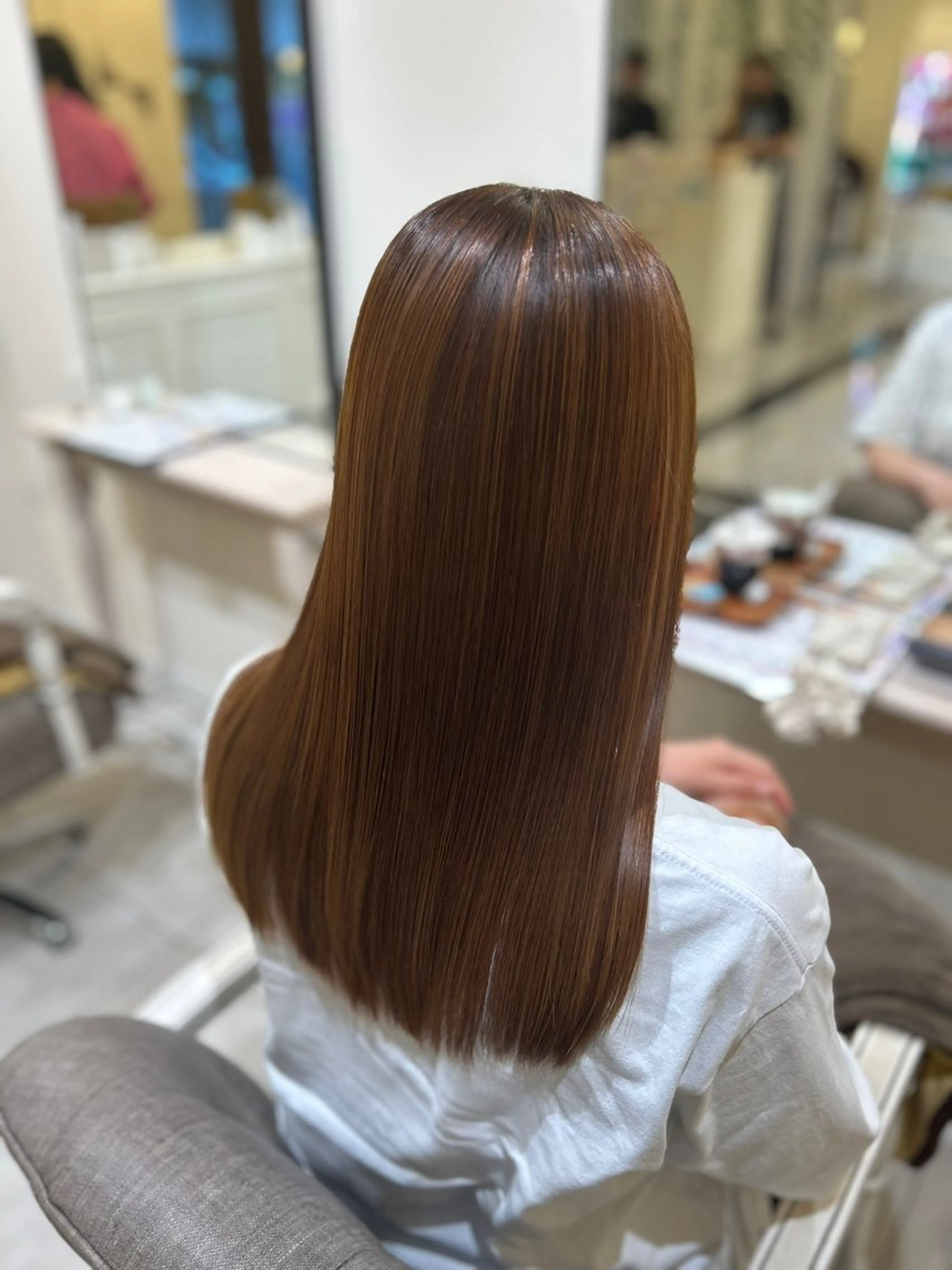 ロング パーマ 岡 龍太郎のヘアスタイル