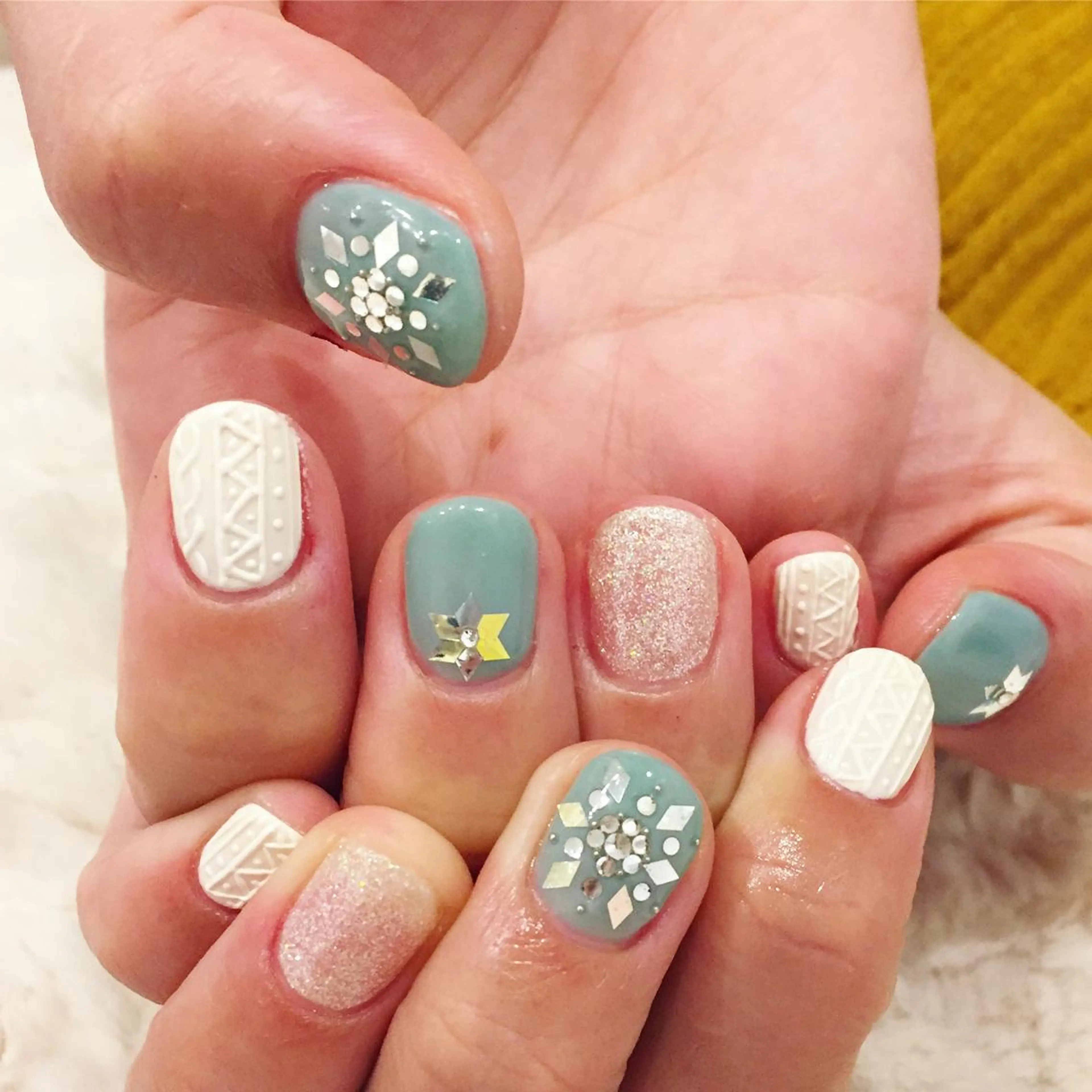 ネイル ジェルネイル 東 千夏のネイルデザイン