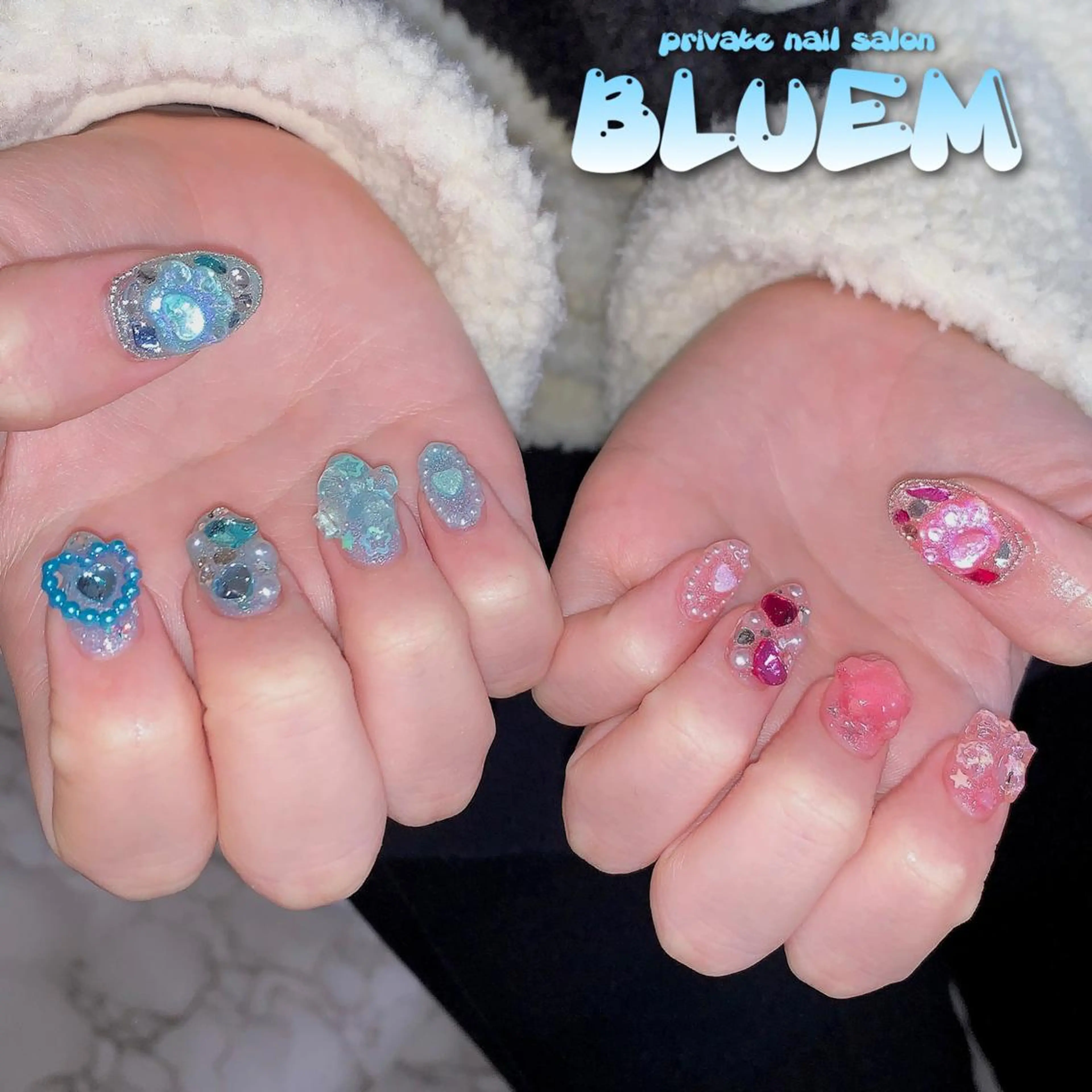 ネイル ハンドネイル BLUEM なな🐶のネイルデザイン