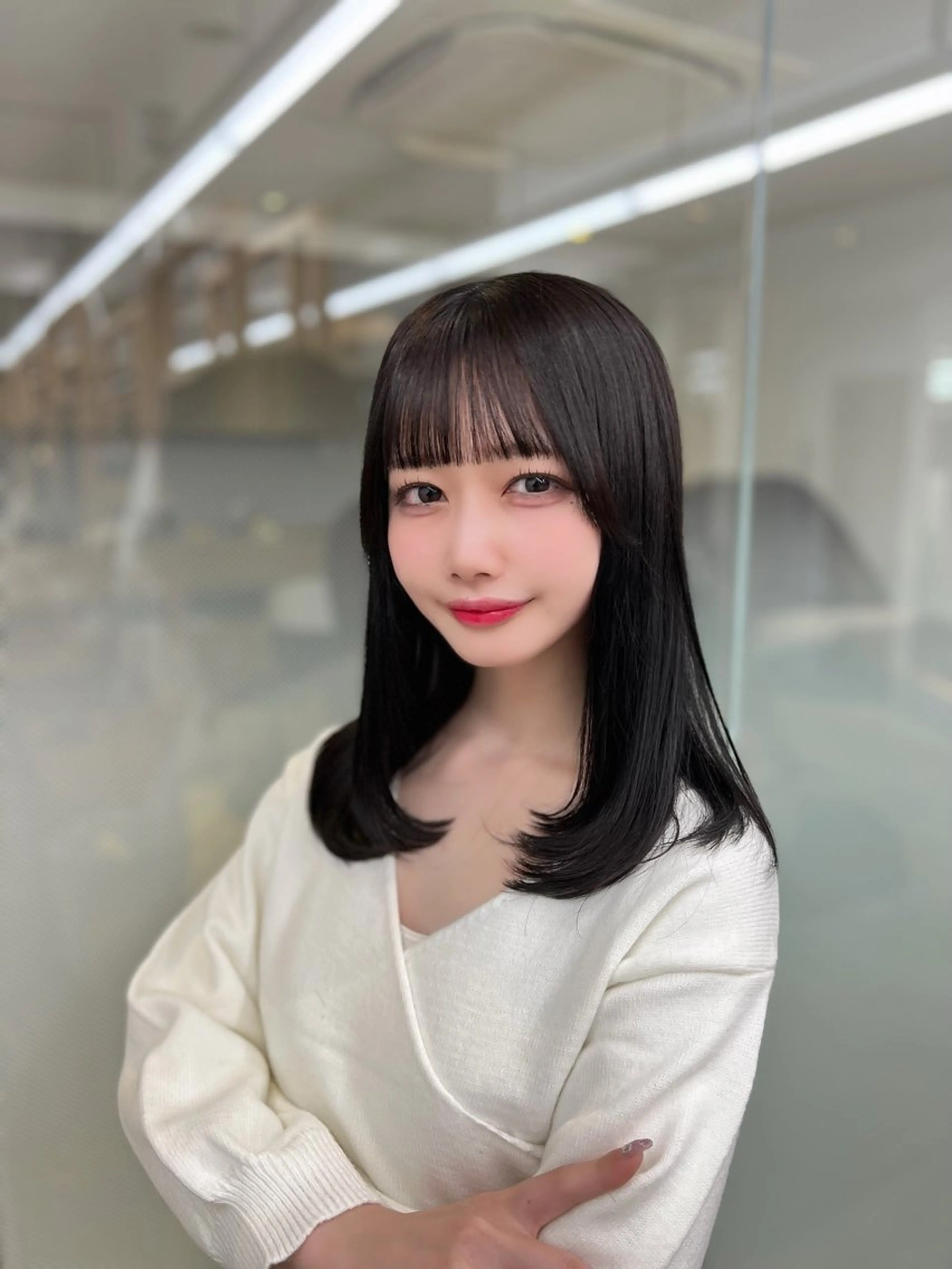 セミロング レイヤーカット ローレイヤー レイヤー/髪質改善 DAISUKEのヘアスタイル