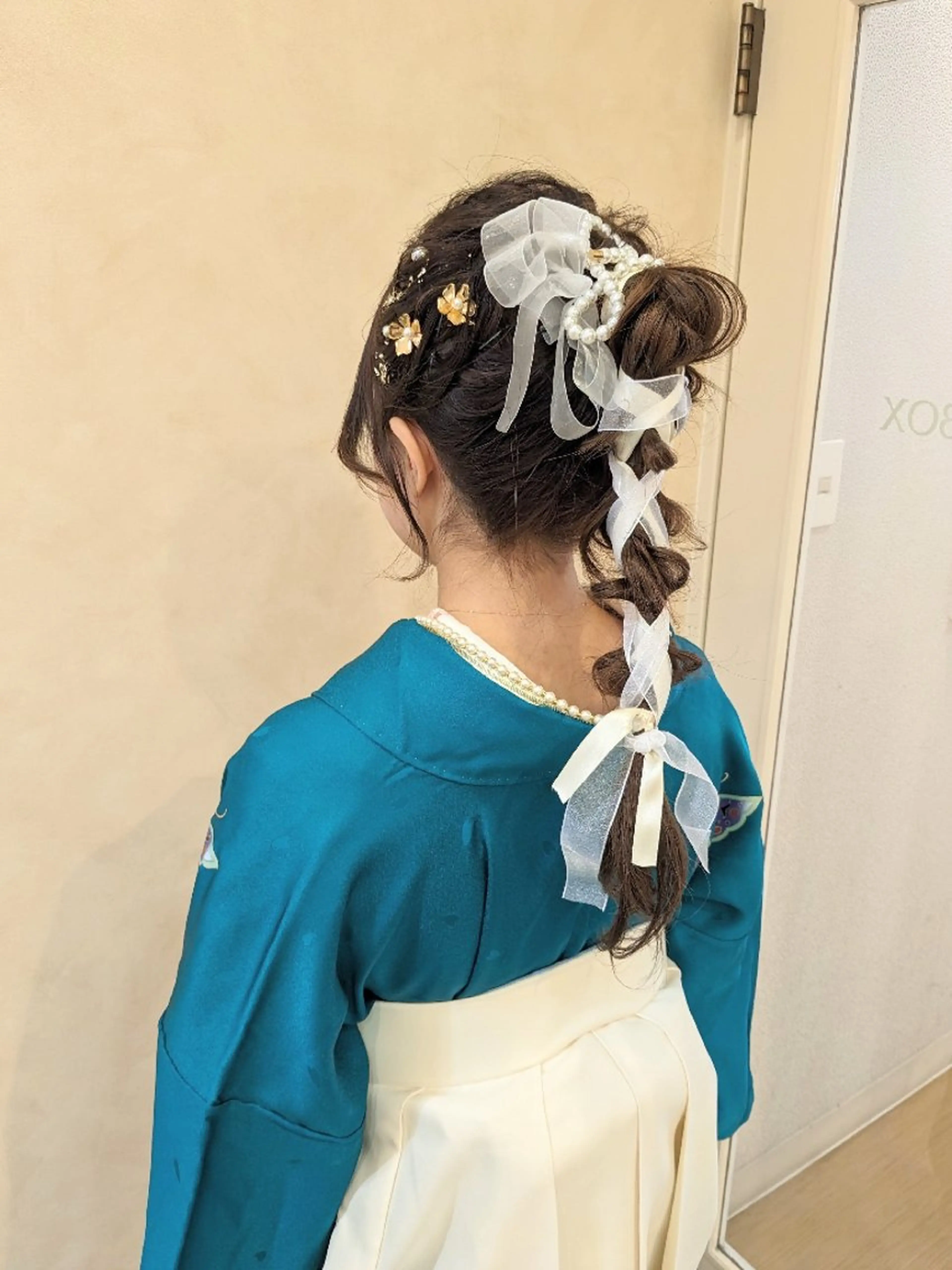 ロング ヘアアレンジ 卒業式のヘアスタイル miku ヘアセット/着付けのヘアスタイル