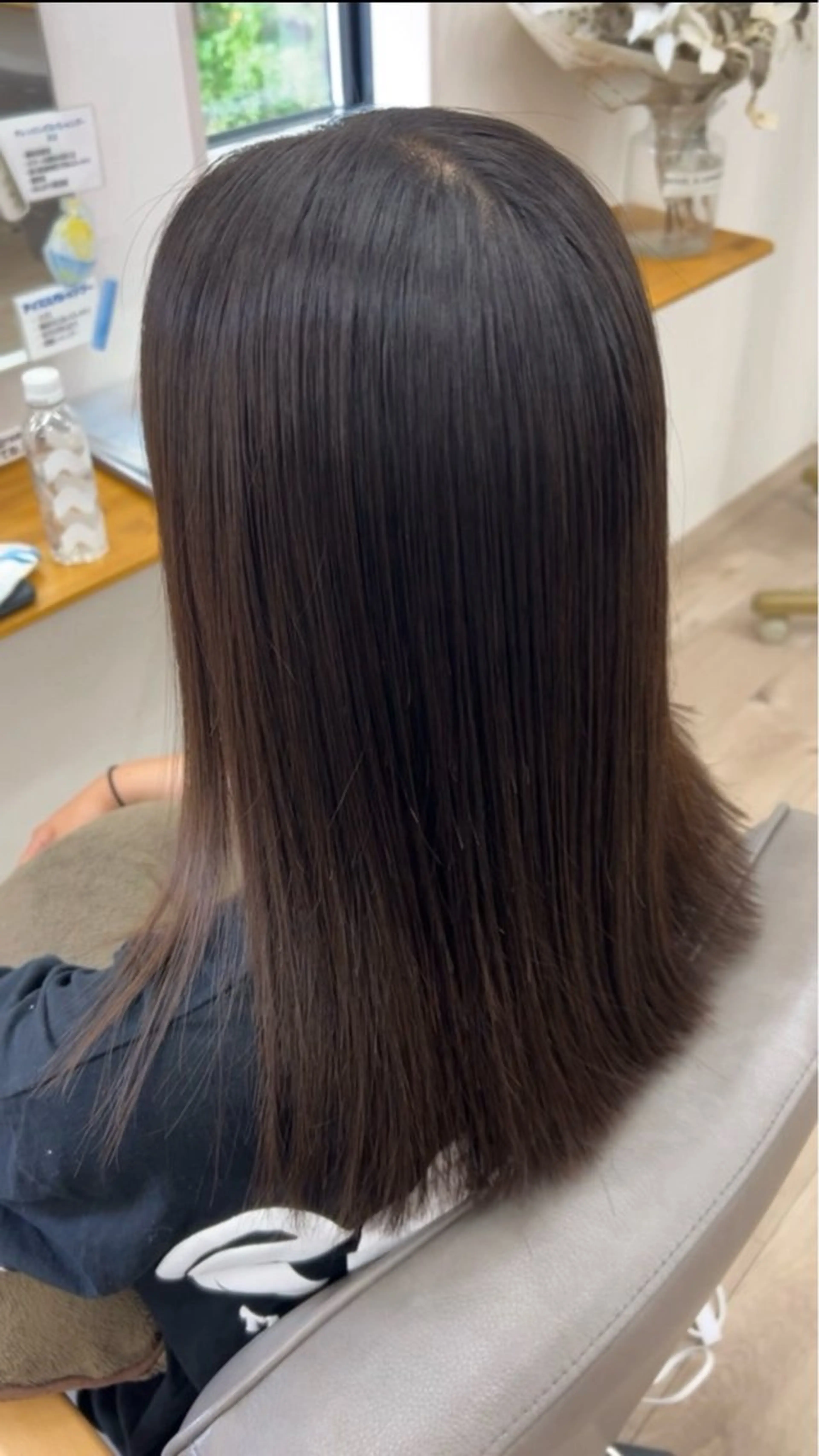 ミディアム 縮毛矯正 酒井 直桜矢のヘアスタイル