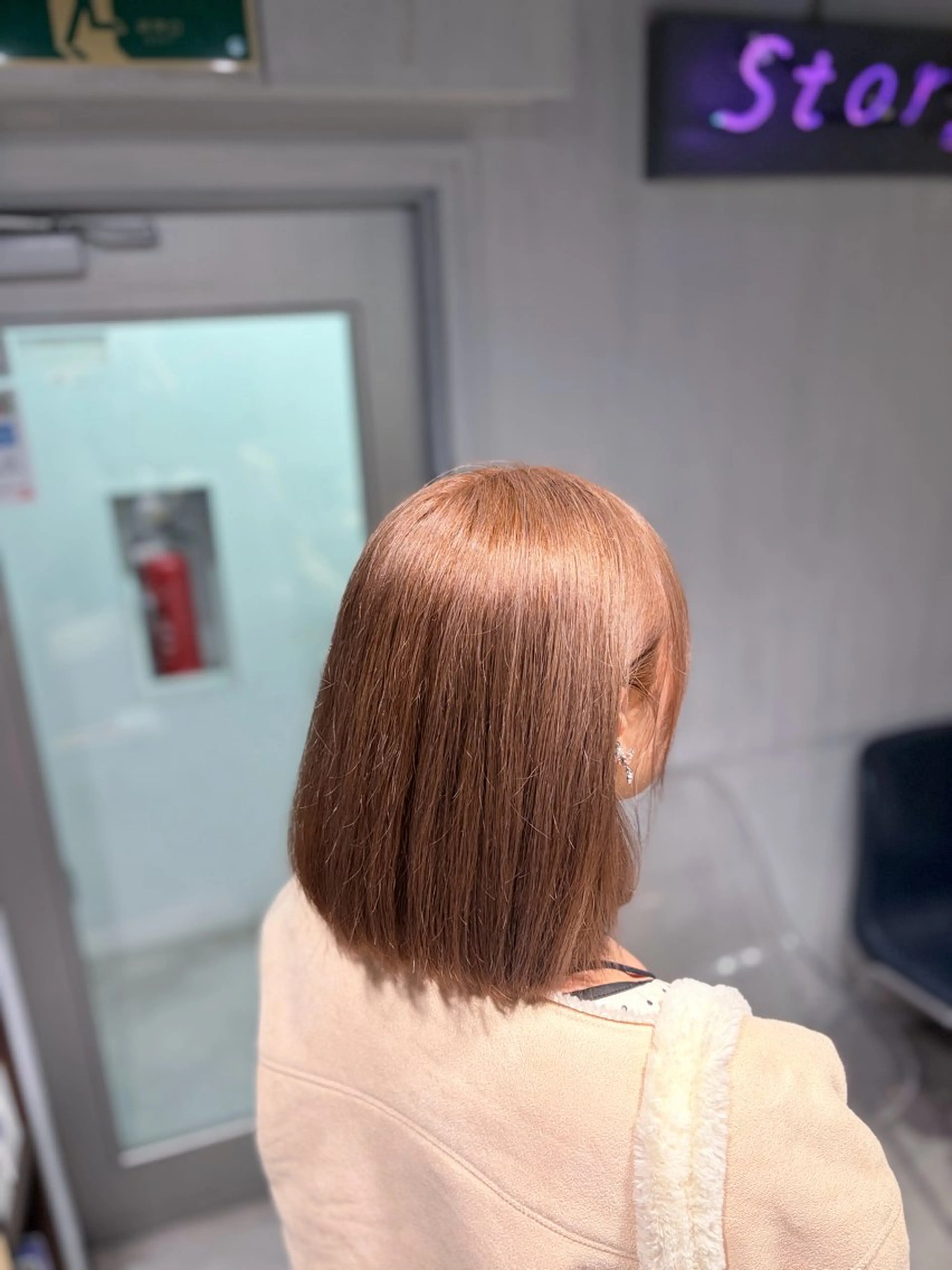 ミディアム カラー ヘアカラー 川越ハイトーン🧸 Yumaのヘアスタイル