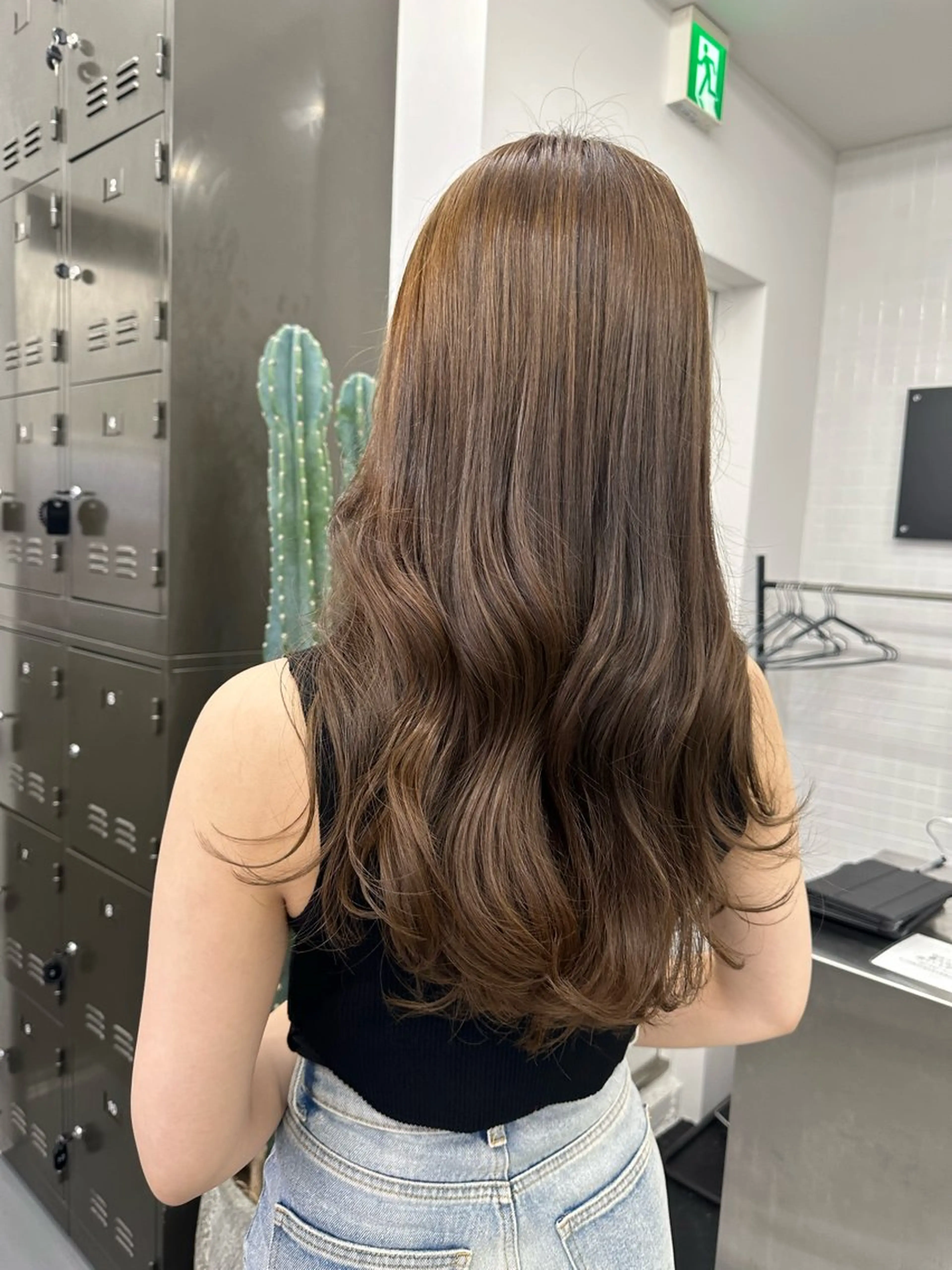 ロング カラー カット ヘアカラー トリートメント 古田 昂也のヘアスタイル
