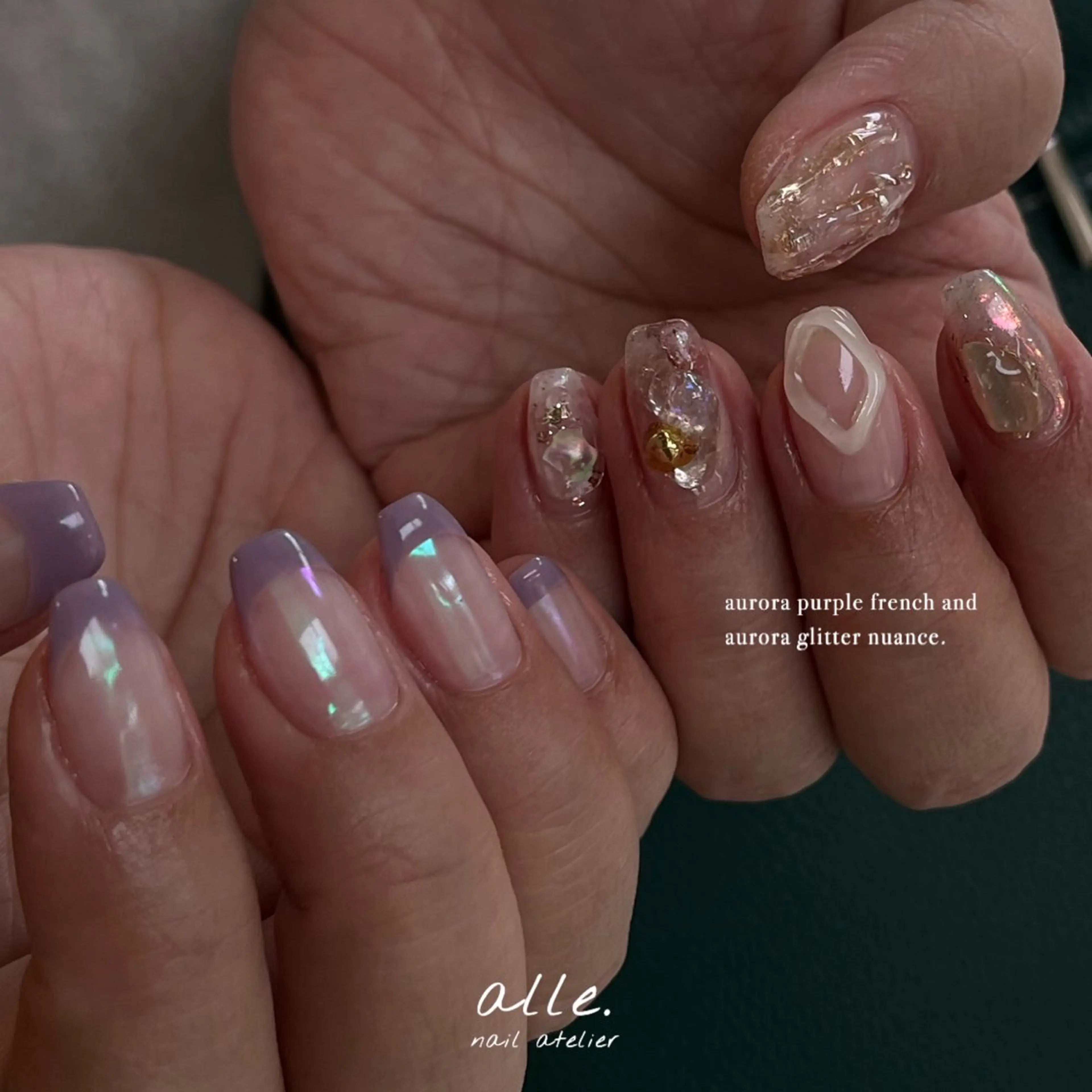 ネイル ハンドネイル atelier alle.のネイルデザイン