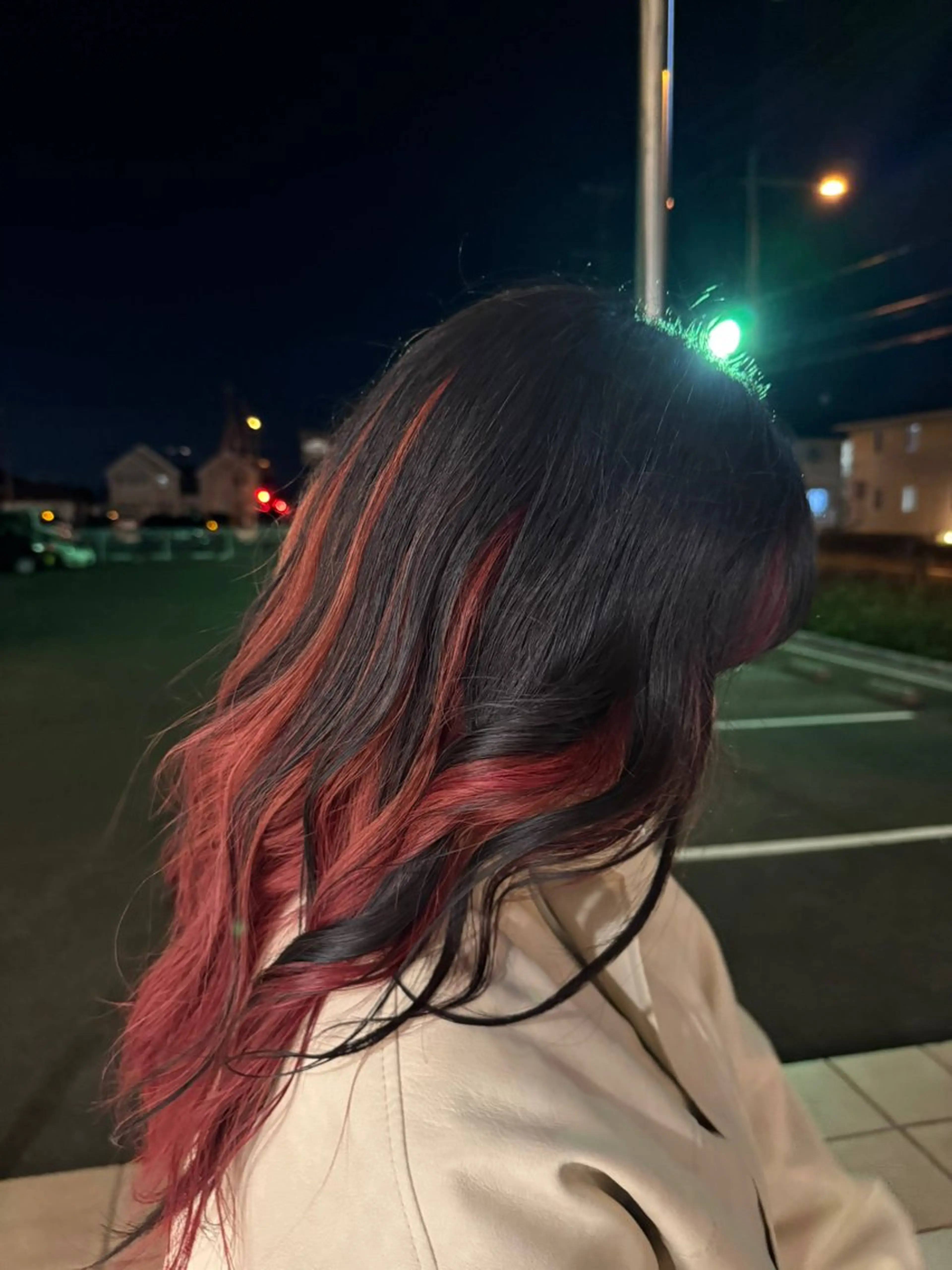 ロング カラー ヘアカラー 今野 優のヘアスタイル