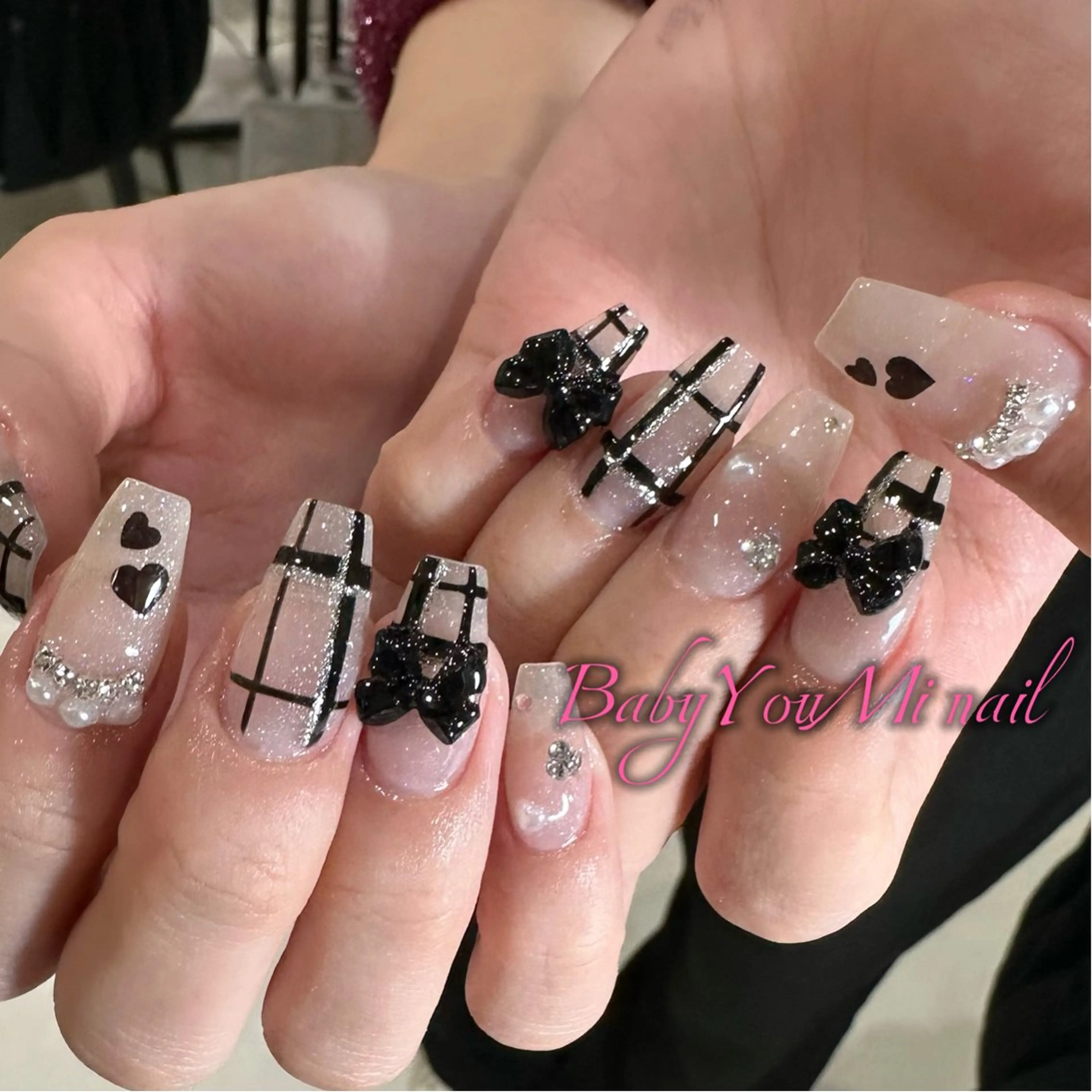 ネイル オーロラネイル 成人式 フットネイル フレンチネイル ジェルネイル ハンドネイル Oomiya 服部のネイルデザイン