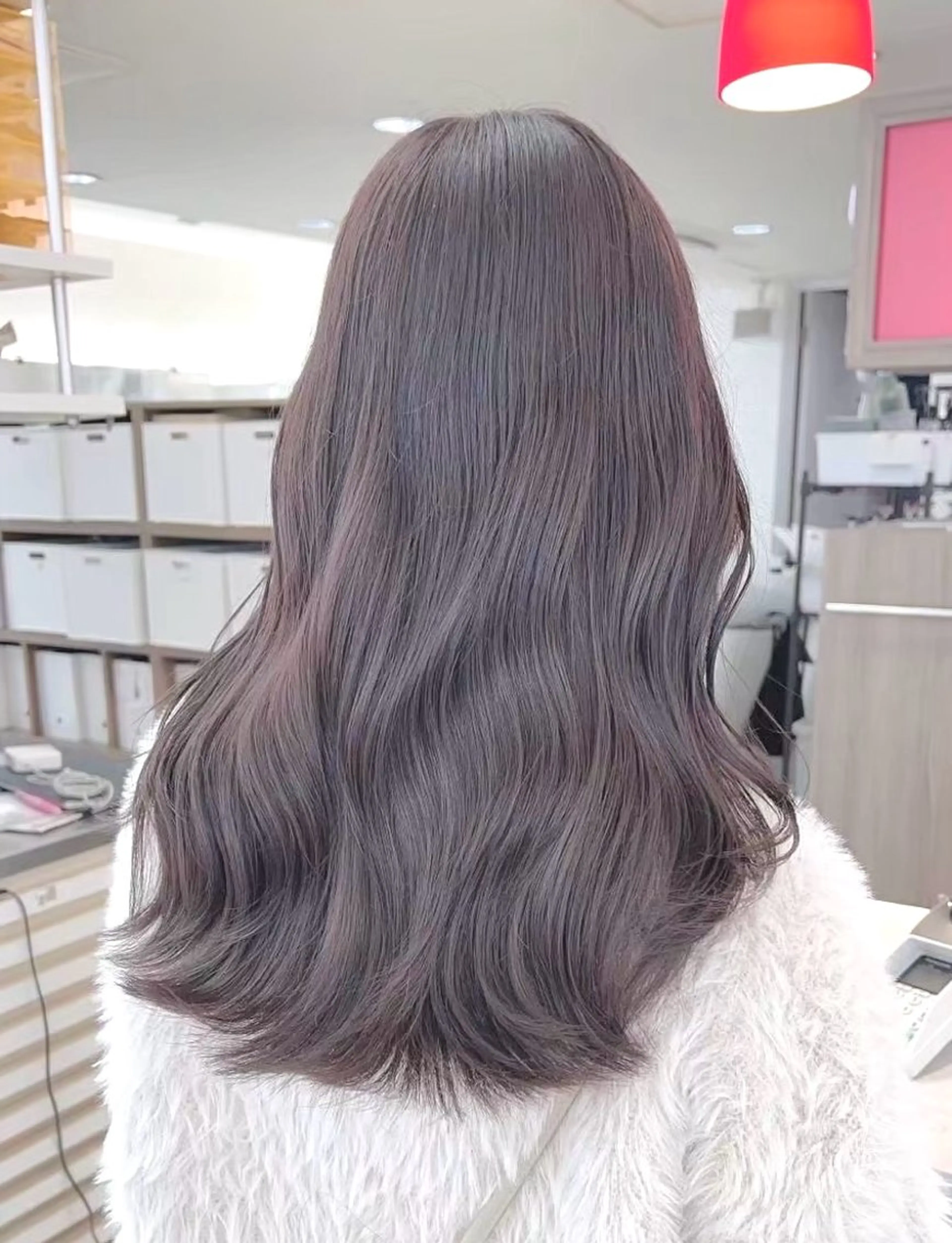 ロング ワンレンボブ ショートボブ ボブ 顔まわりレイヤー 顔周りカット 🥀透明感カラー/ 髪質改善🥀ユイキのヘアスタイル