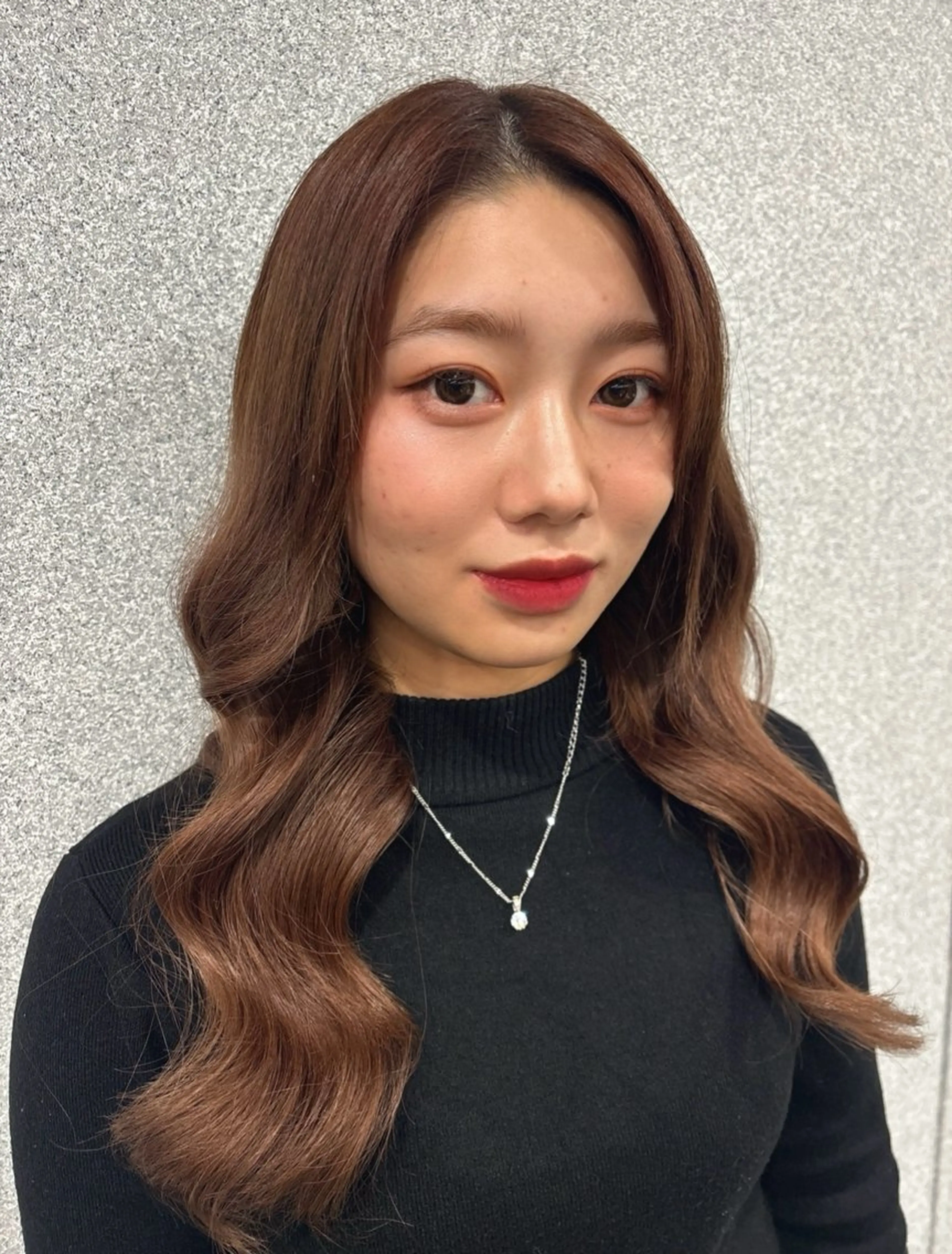 ロング カラー ダブルカラー ヘアカラー mimi/暗髪, 透明感カラー˖ ࣪⊹のヘアスタイル