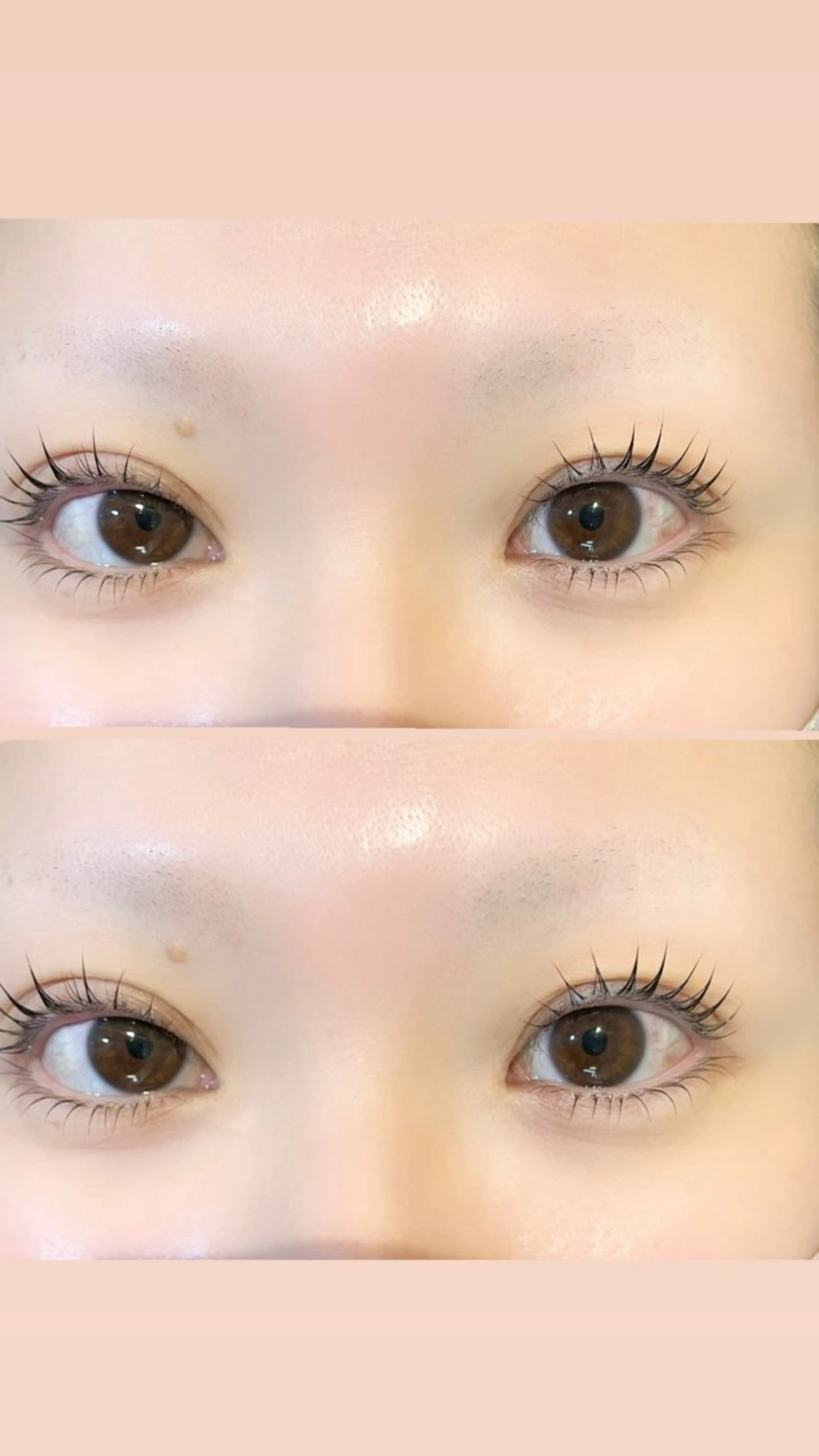 マツエク・マツパ 下まつげエクステ 一重×まつ毛パーマ マツパ 上園 日向のマツエク・マツパデザイン