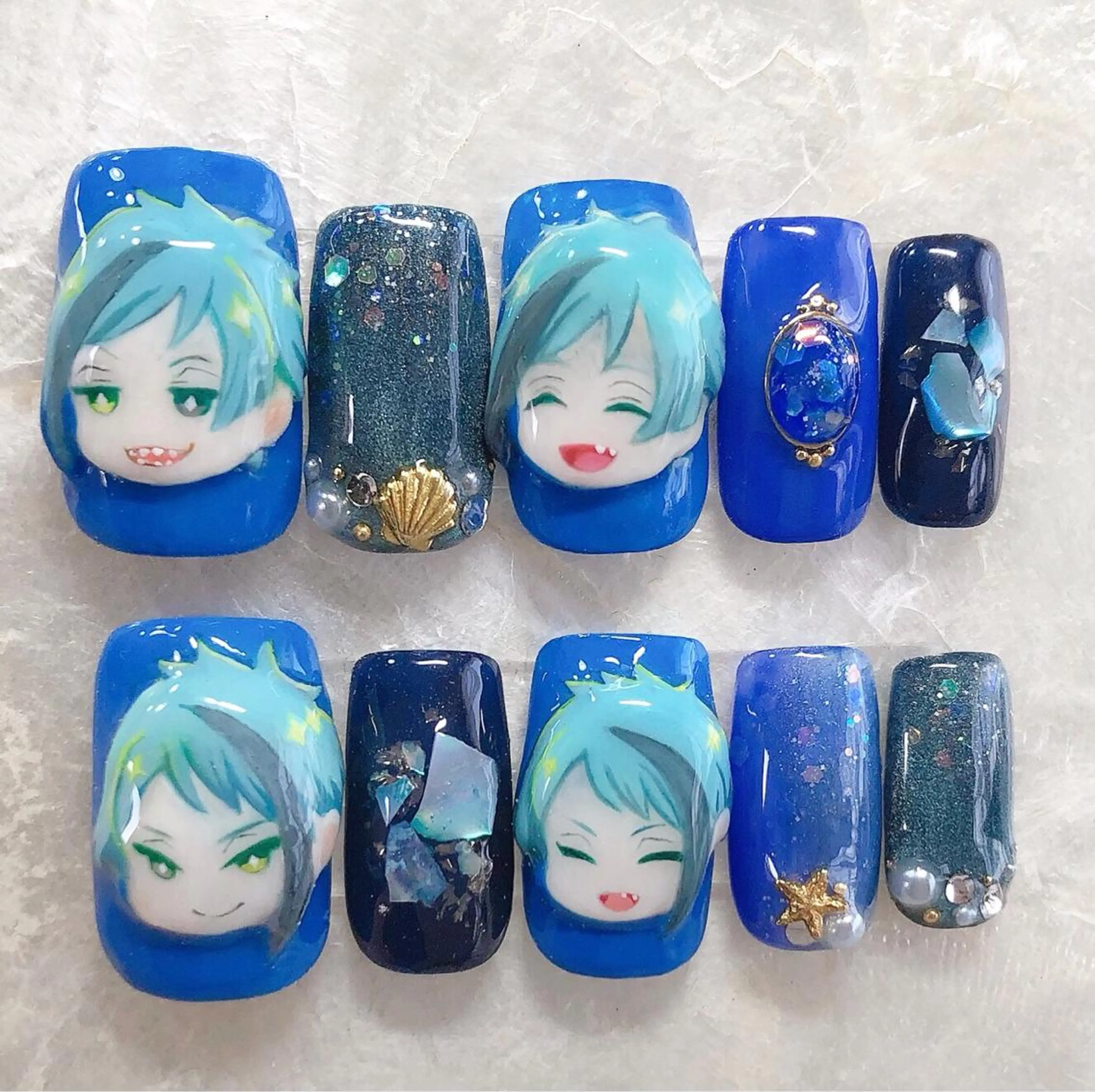 ネイル ネイルチップ 東 千夏のネイルデザイン