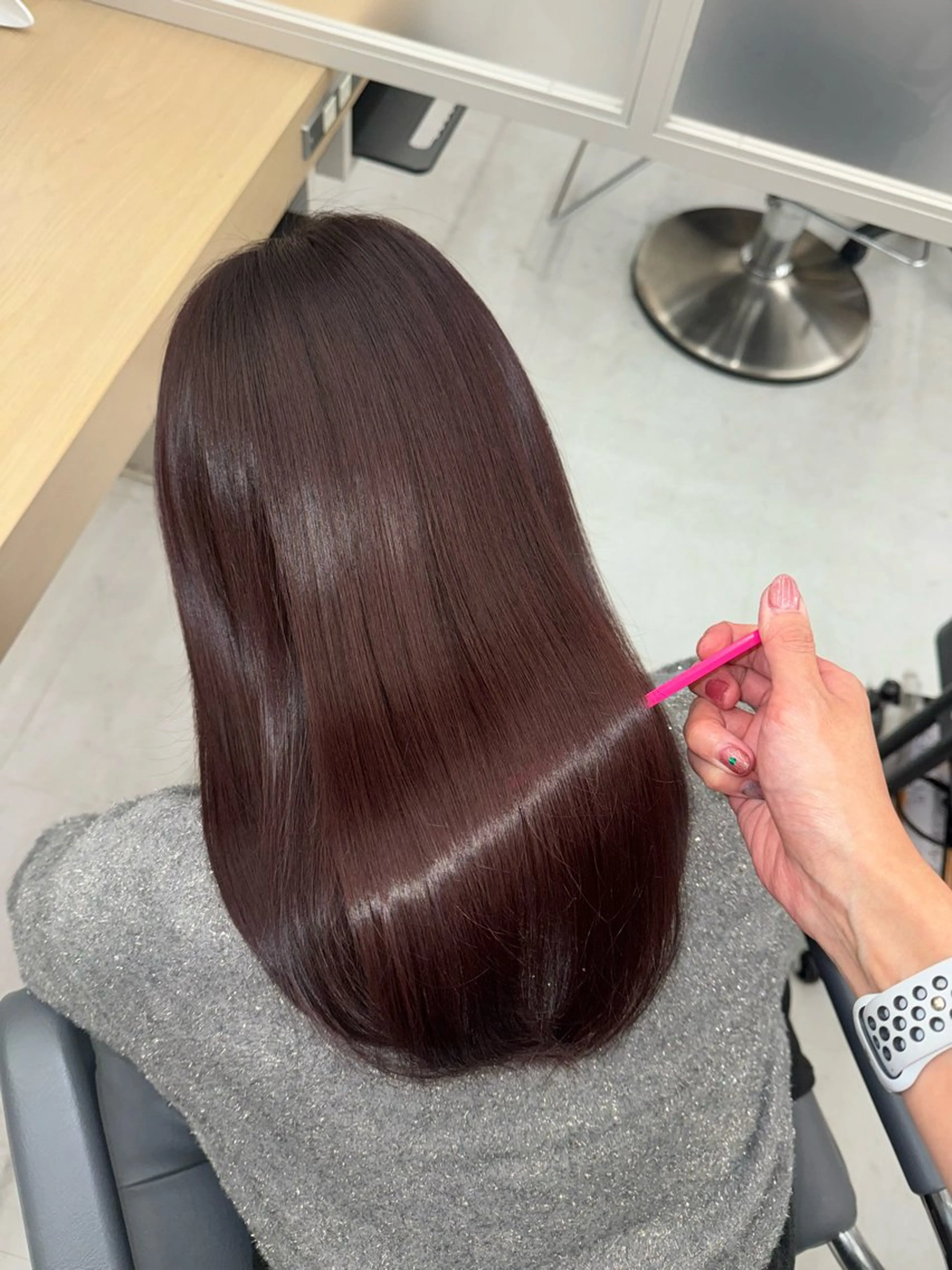 ロング カット ヘアカラー トリートメント 韓国/アイドルヘア 🎀みづきのヘアスタイル