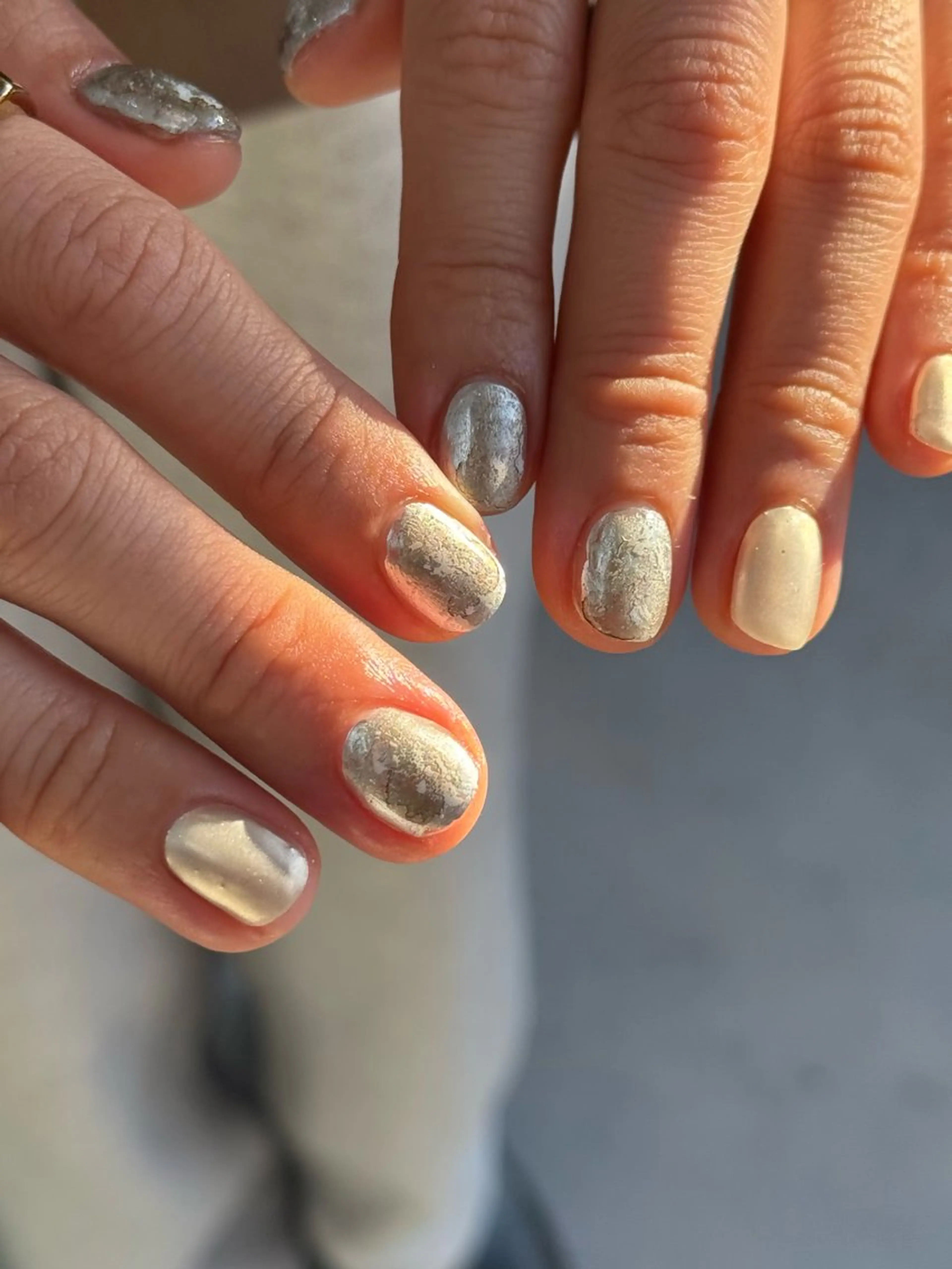 ネイル ショートネイル ハンドネイル MISATO ネイリスト福岡/薬院のネイルデザイン